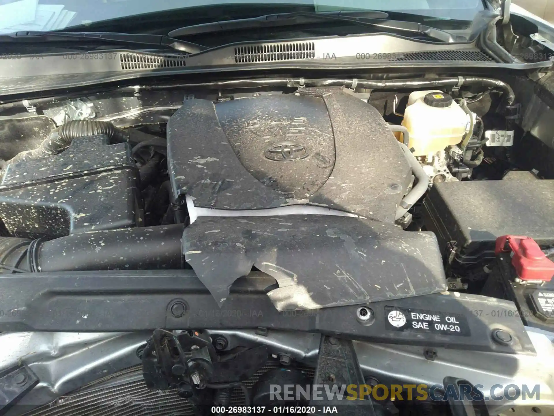 10 Photograph of a damaged car 3TMCZ5AN8KM234364 TOYOTA TACOMA 2019