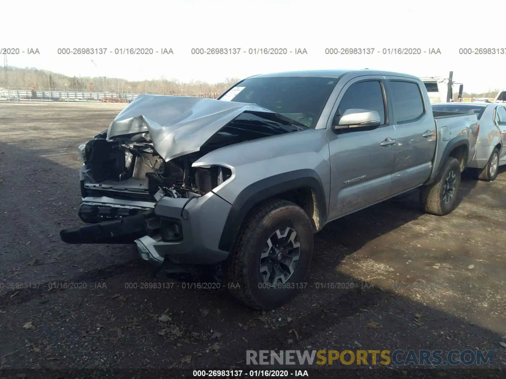 2 Photograph of a damaged car 3TMCZ5AN8KM234364 TOYOTA TACOMA 2019