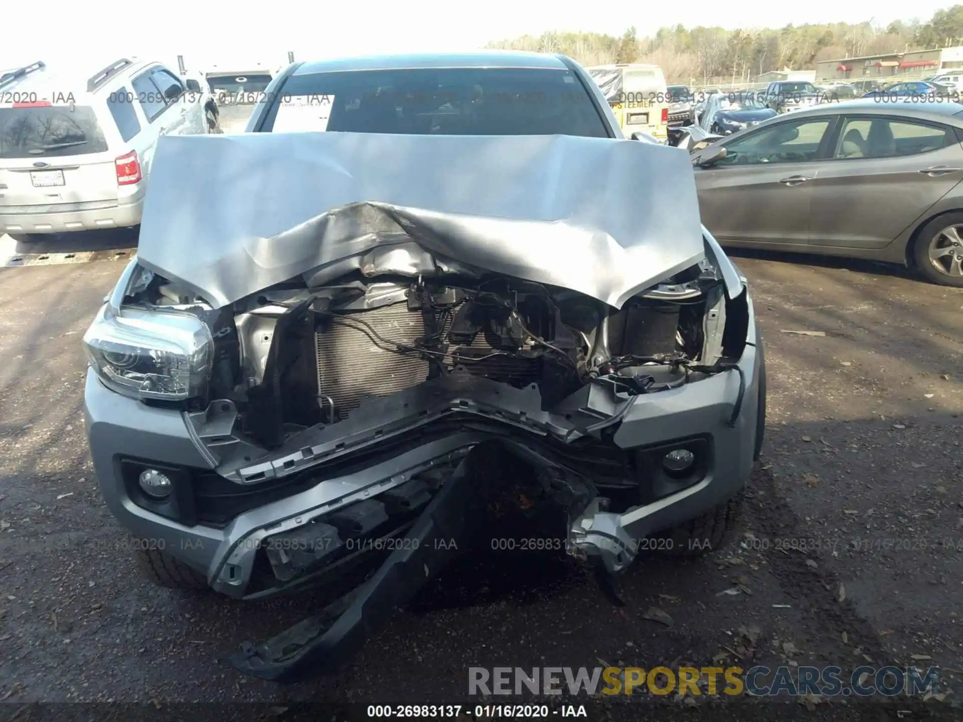 6 Photograph of a damaged car 3TMCZ5AN8KM234364 TOYOTA TACOMA 2019