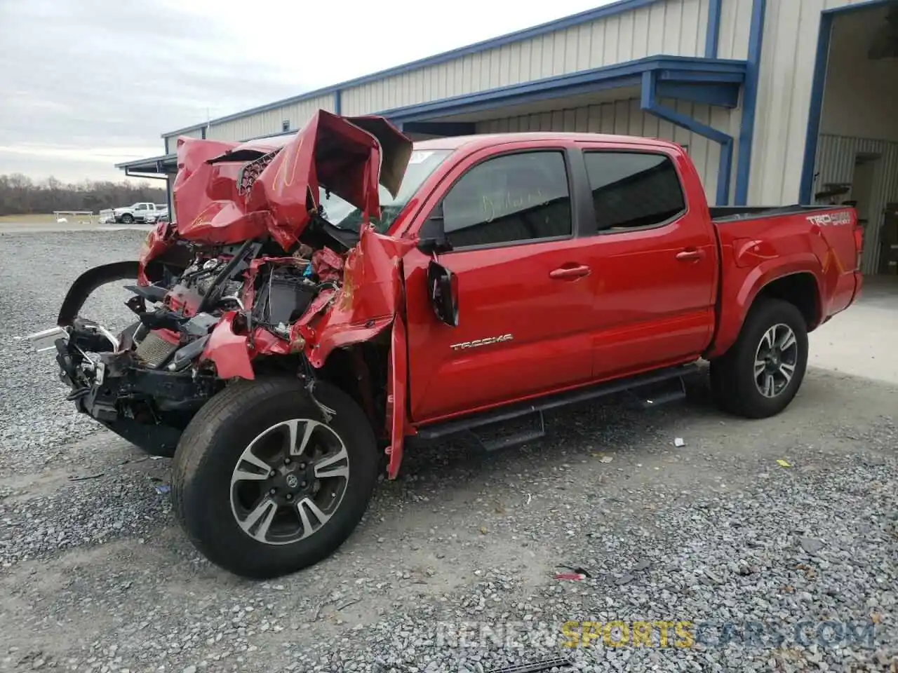 2 Photograph of a damaged car 3TMCZ5AN8KM235031 TOYOTA TACOMA 2019