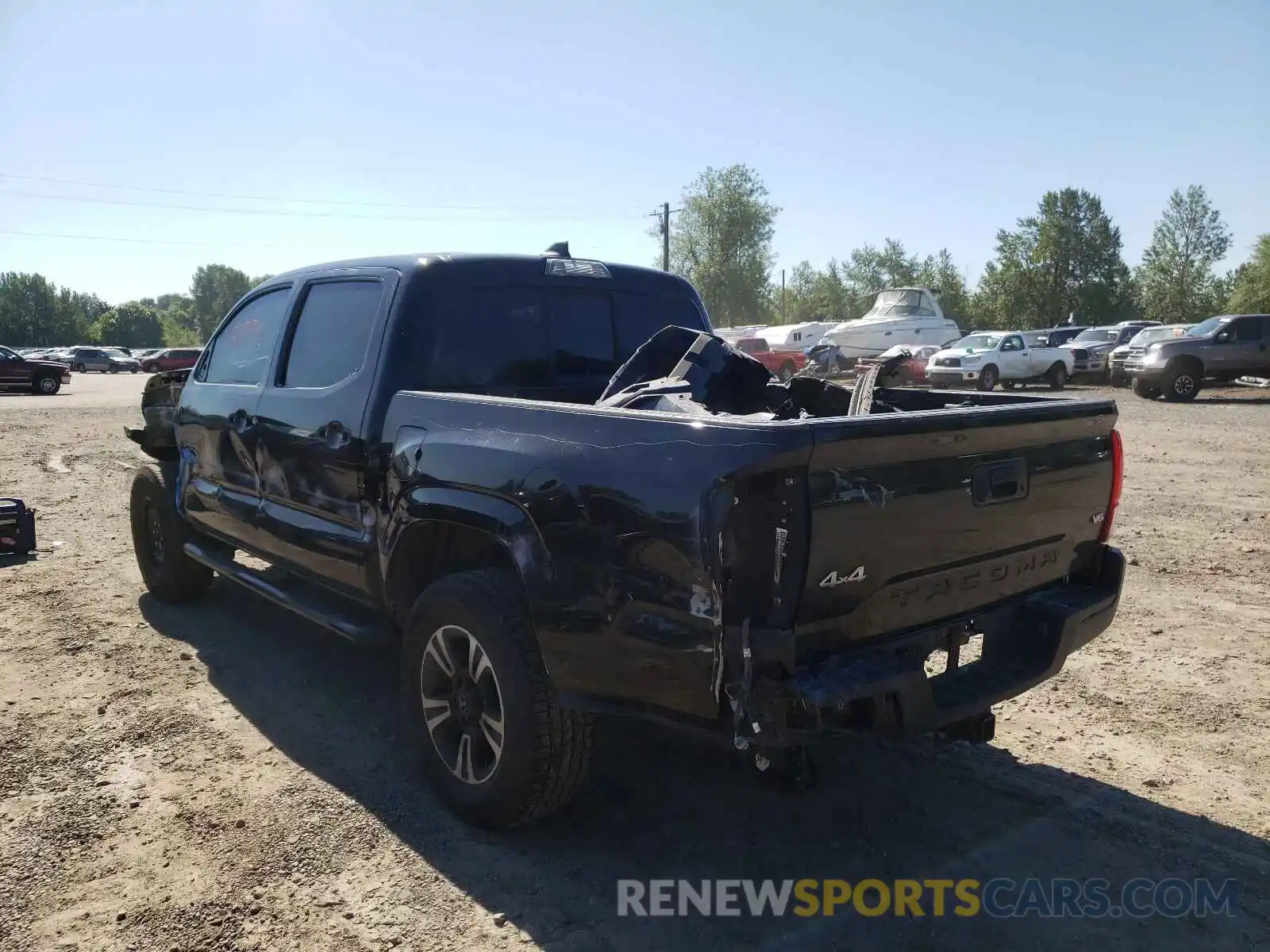 3 Photograph of a damaged car 3TMCZ5AN8KM236647 TOYOTA TACOMA 2019