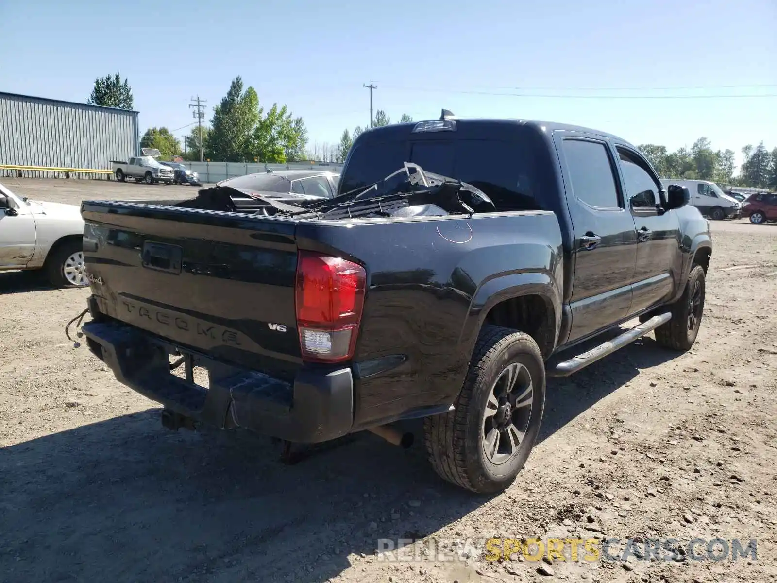 4 Photograph of a damaged car 3TMCZ5AN8KM236647 TOYOTA TACOMA 2019