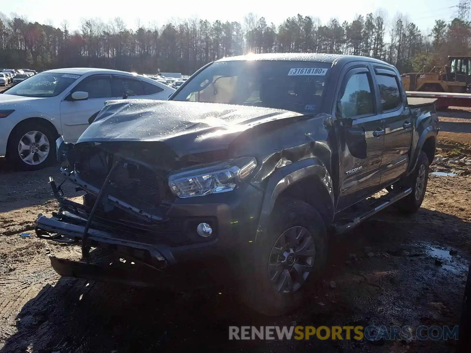 2 Photograph of a damaged car 3TMCZ5AN8KM239709 TOYOTA TACOMA 2019