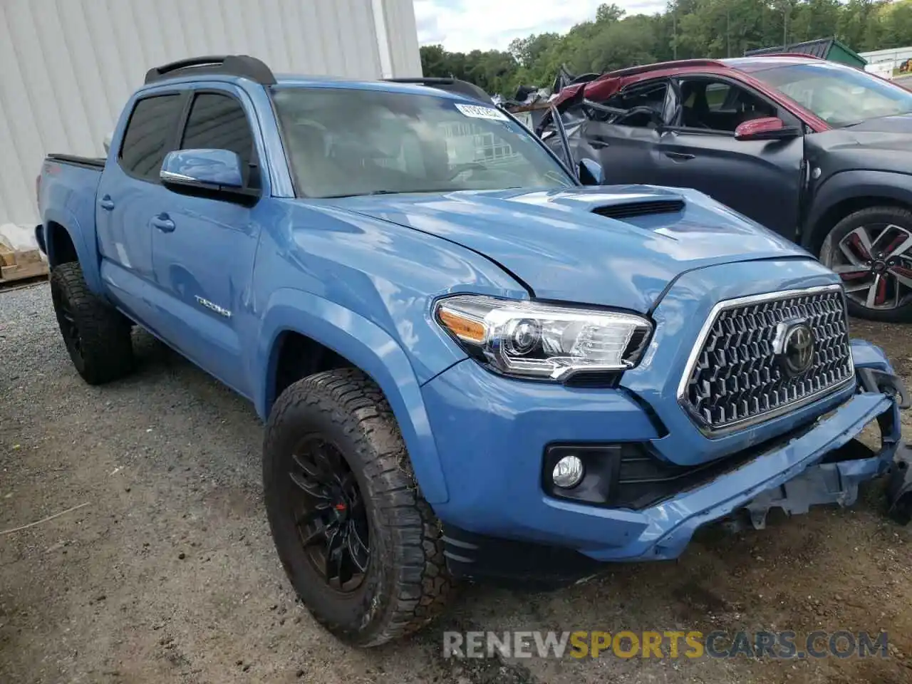 1 Photograph of a damaged car 3TMCZ5AN8KM241735 TOYOTA TACOMA 2019