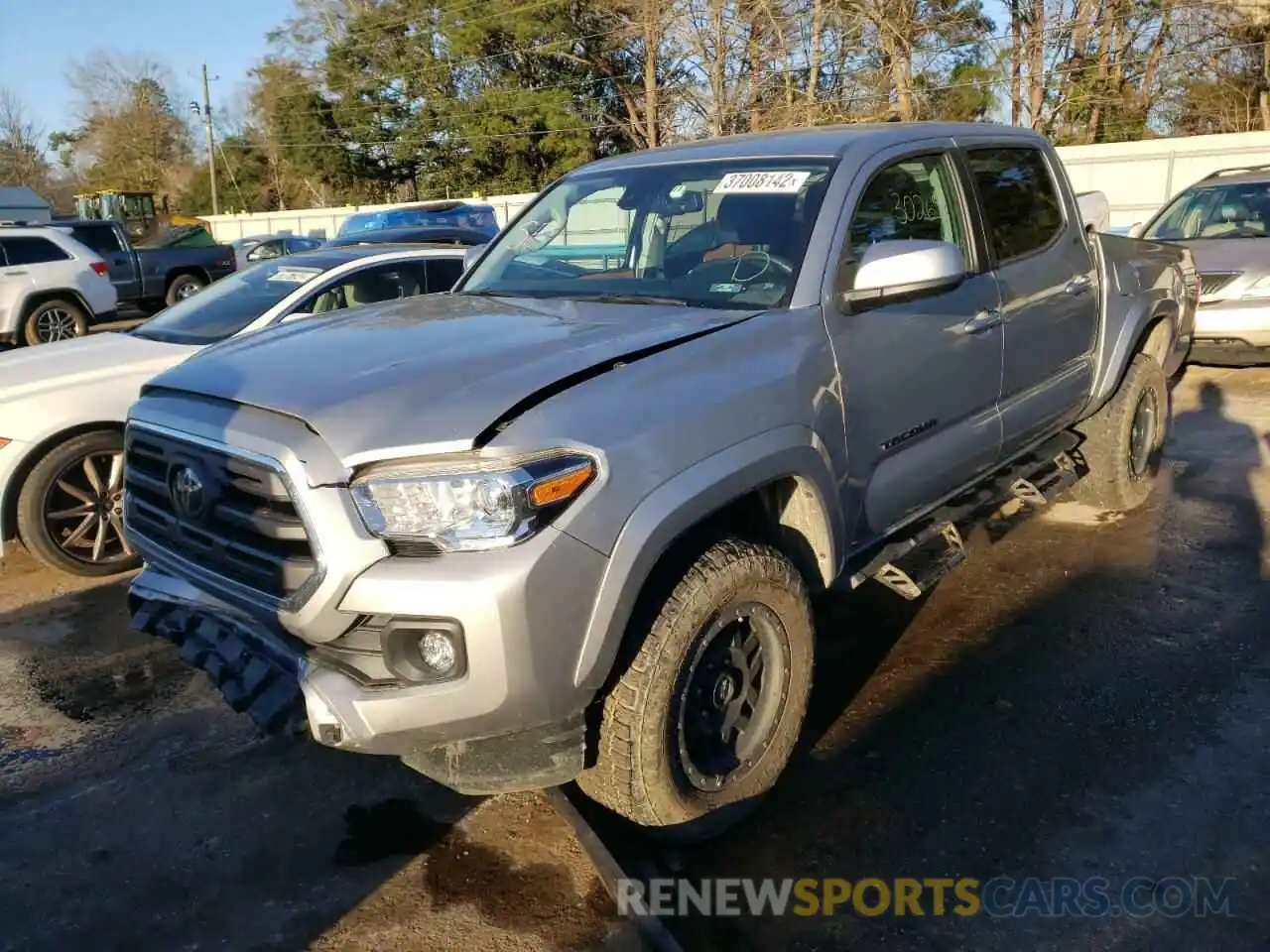 2 Photograph of a damaged car 3TMCZ5AN8KM245008 TOYOTA TACOMA 2019