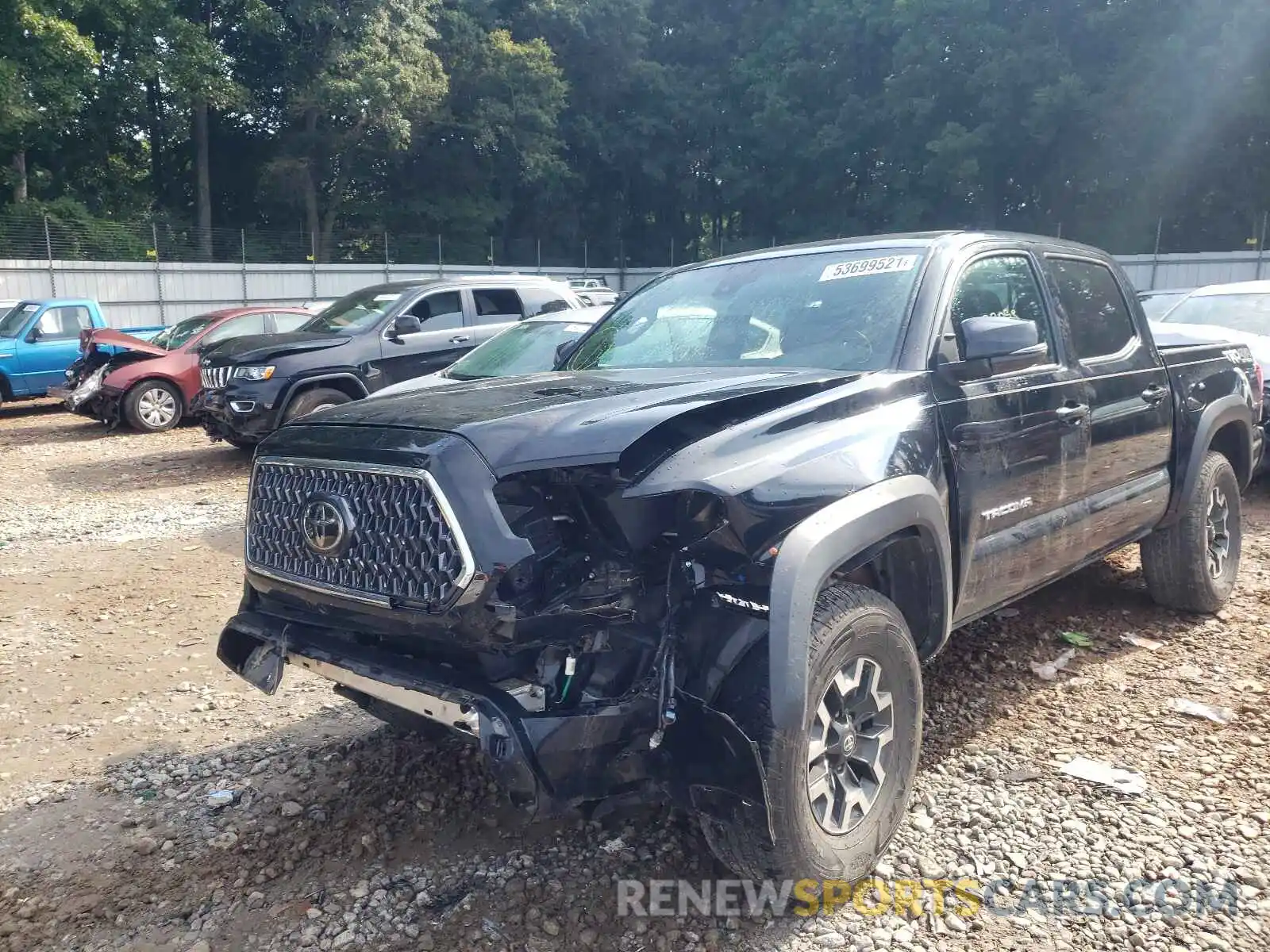 2 Фотография поврежденного автомобиля 3TMCZ5AN8KM245235 TOYOTA TACOMA 2019