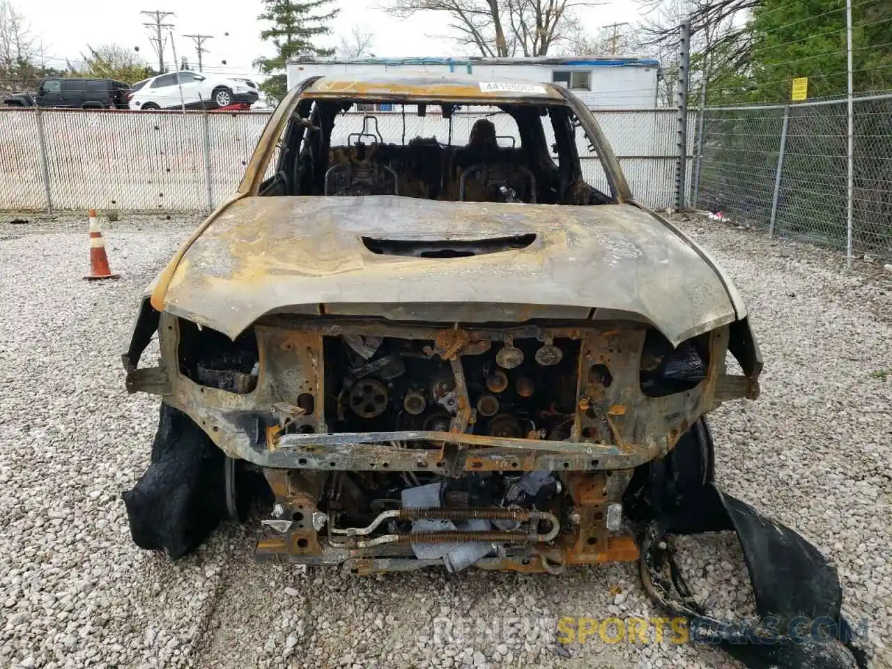 9 Photograph of a damaged car 3TMCZ5AN8KM248829 TOYOTA TACOMA 2019