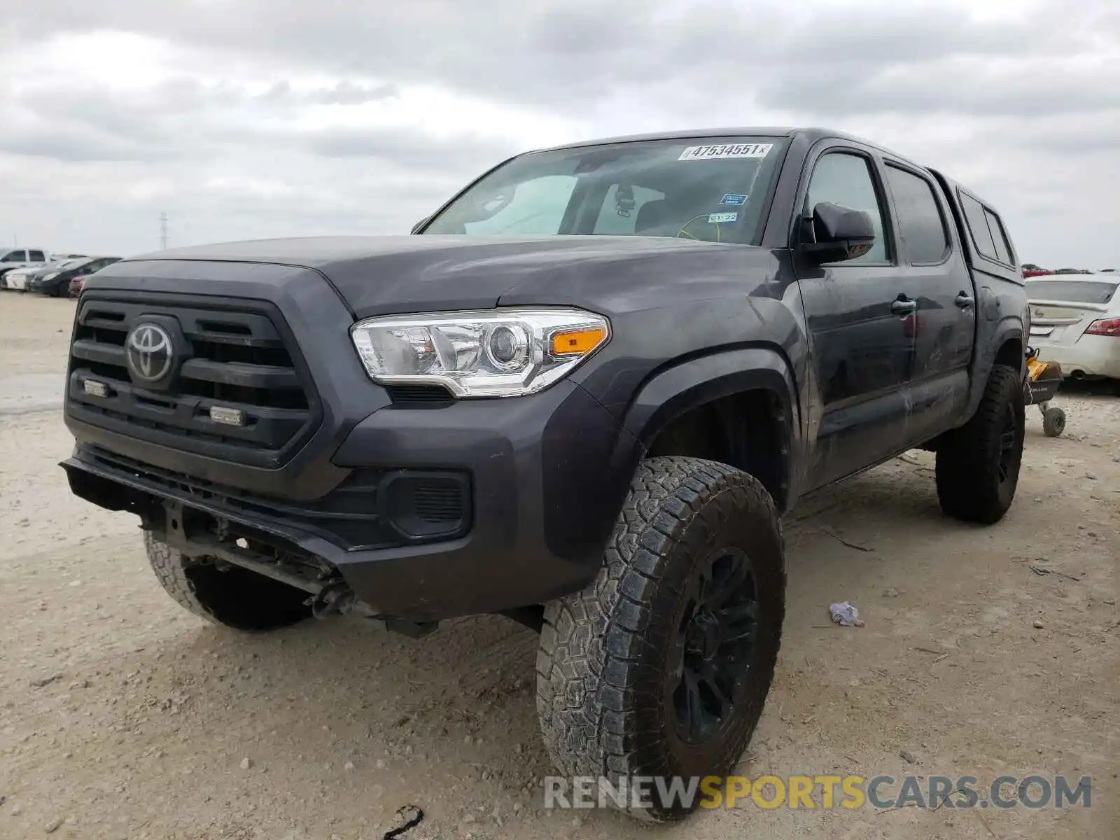 2 Photograph of a damaged car 3TMCZ5AN8KM250337 TOYOTA TACOMA 2019