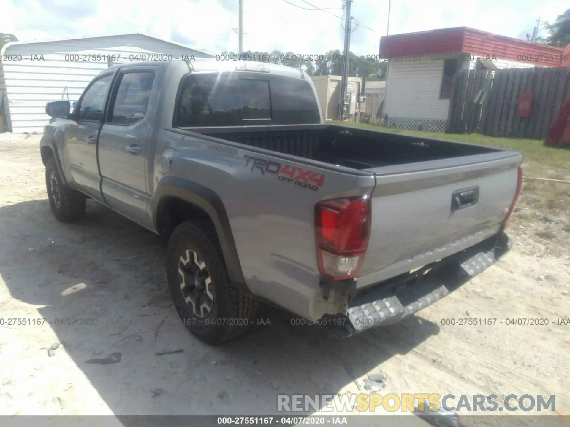 3 Photograph of a damaged car 3TMCZ5AN8KM251164 TOYOTA TACOMA 2019