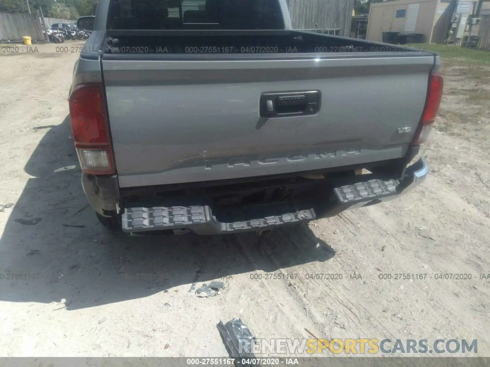 6 Photograph of a damaged car 3TMCZ5AN8KM251164 TOYOTA TACOMA 2019