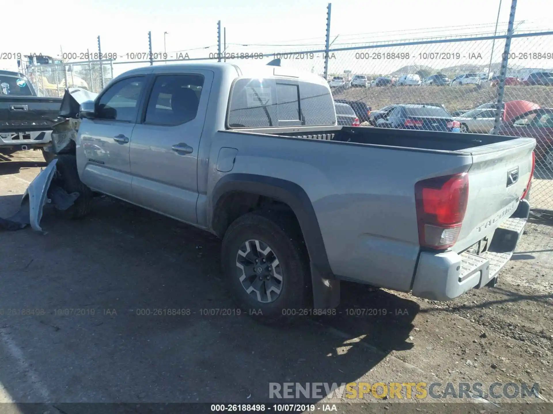 3 Photograph of a damaged car 3TMCZ5AN8KM251455 TOYOTA TACOMA 2019