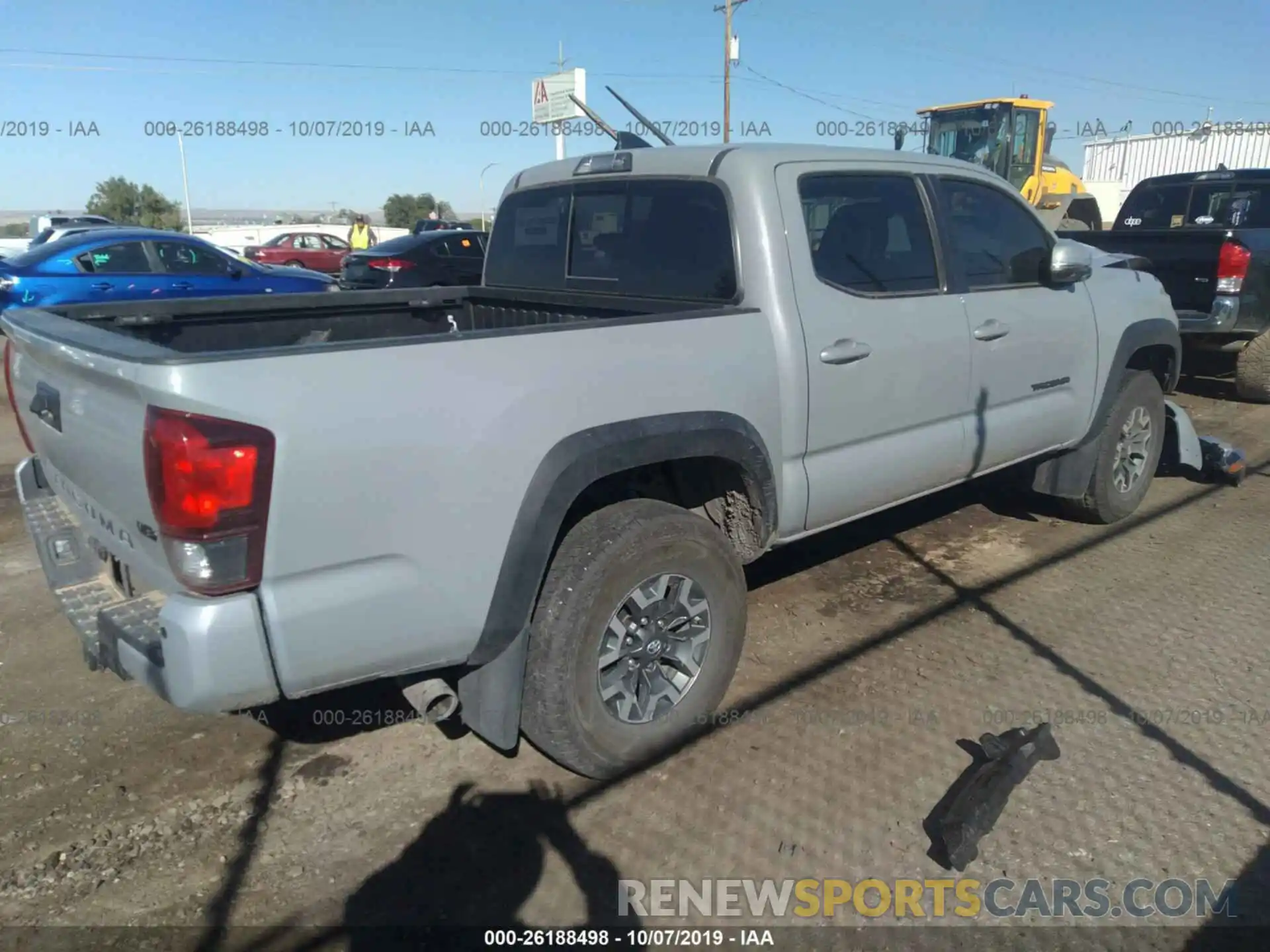 4 Photograph of a damaged car 3TMCZ5AN8KM251455 TOYOTA TACOMA 2019