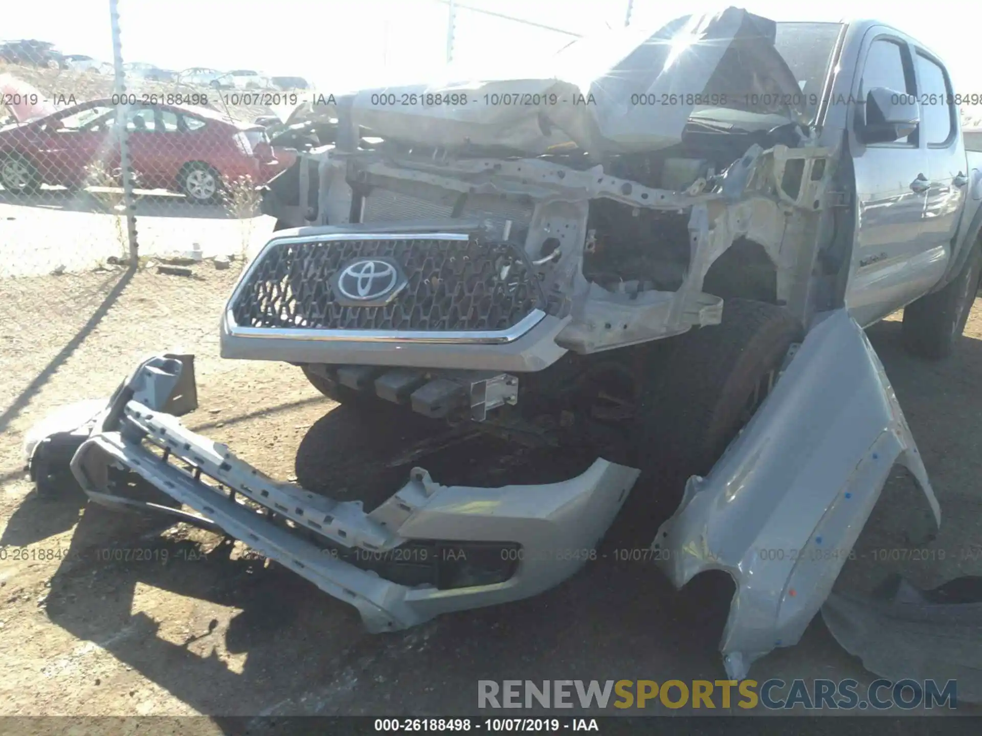 6 Photograph of a damaged car 3TMCZ5AN8KM251455 TOYOTA TACOMA 2019