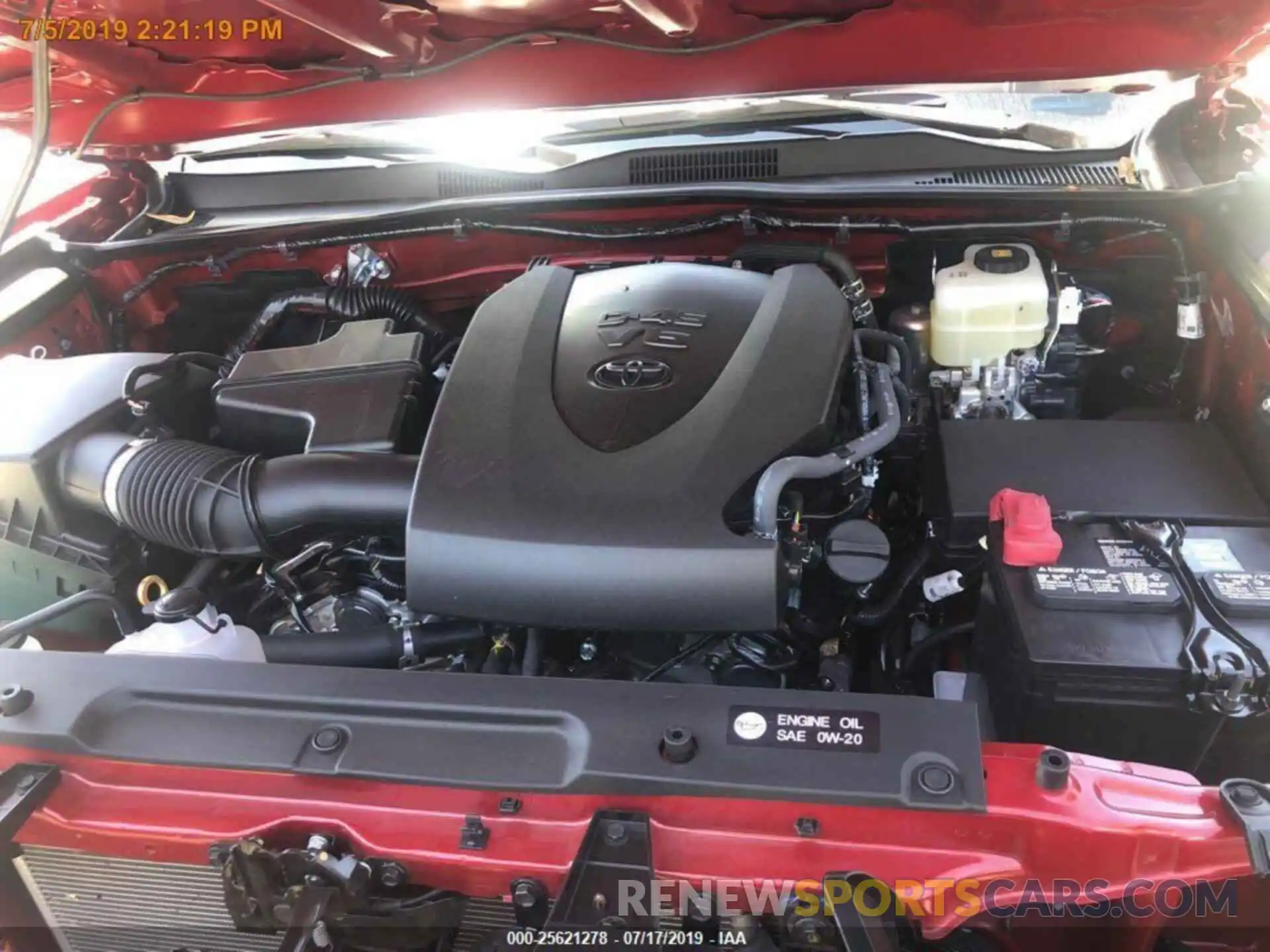 11 Фотография поврежденного автомобиля 3TMCZ5AN8KM256493 TOYOTA TACOMA 2019