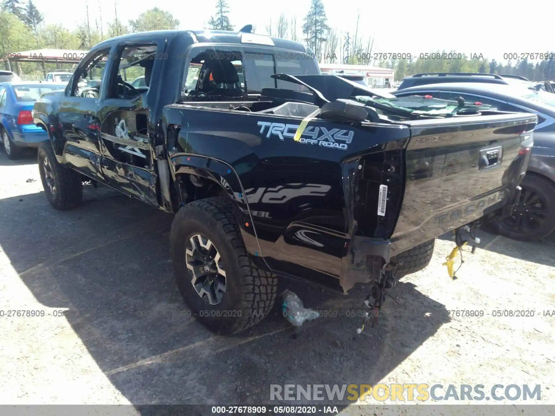 3 Photograph of a damaged car 3TMCZ5AN8KM257918 TOYOTA TACOMA 2019