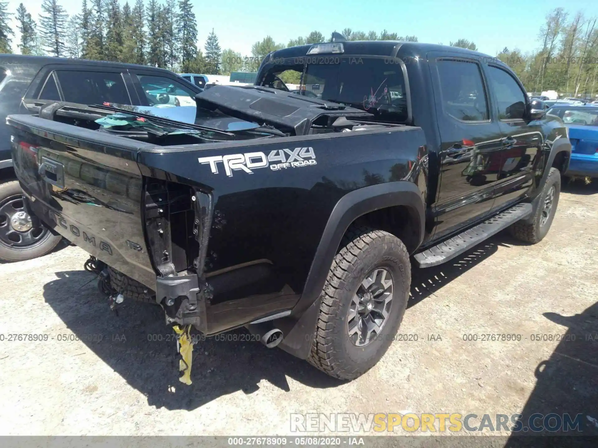 4 Фотография поврежденного автомобиля 3TMCZ5AN8KM257918 TOYOTA TACOMA 2019