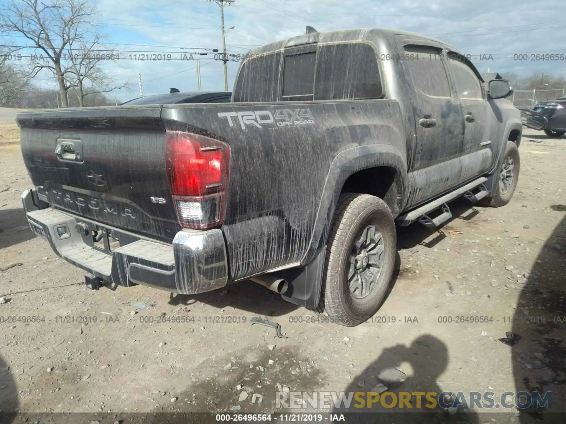 4 Photograph of a damaged car 3TMCZ5AN8KM258406 TOYOTA TACOMA 2019