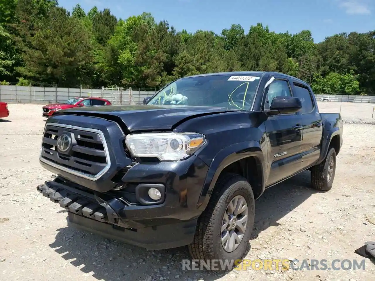 2 Photograph of a damaged car 3TMCZ5AN8KM260222 TOYOTA TACOMA 2019