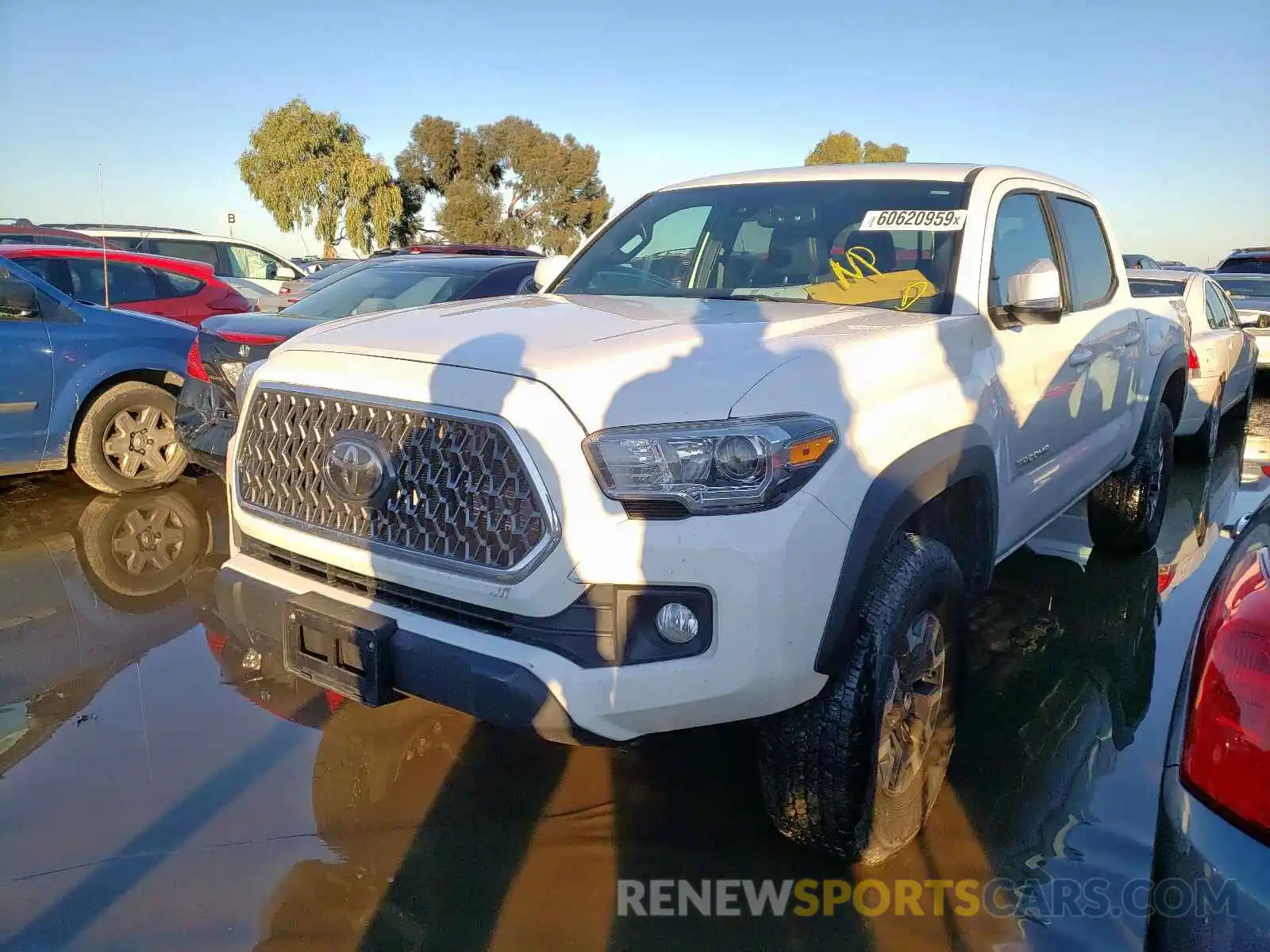 2 Photograph of a damaged car 3TMCZ5AN8KM261015 TOYOTA TACOMA 2019