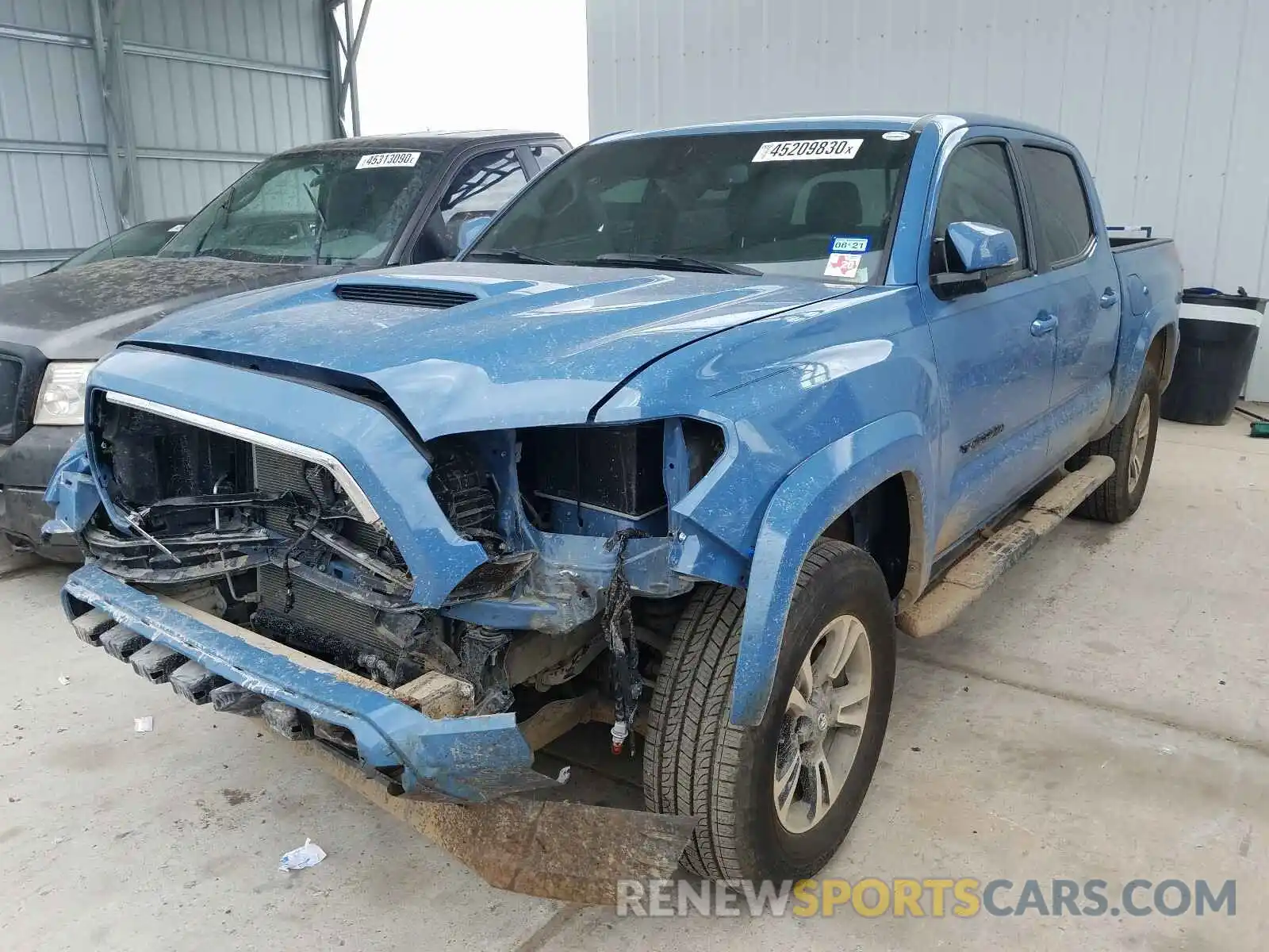 2 Photograph of a damaged car 3TMCZ5AN8KM264173 TOYOTA TACOMA 2019