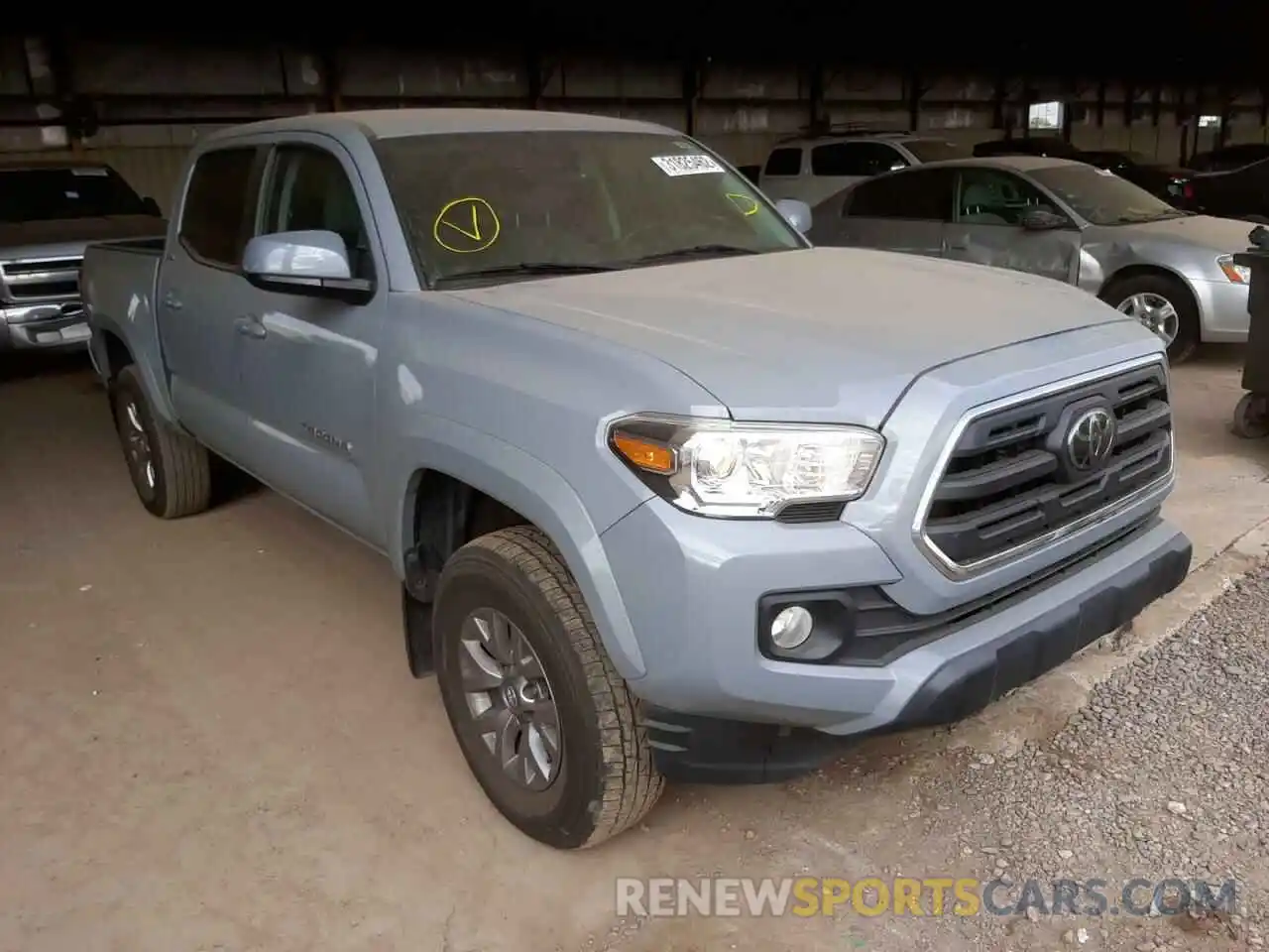 1 Photograph of a damaged car 3TMCZ5AN8KM264576 TOYOTA TACOMA 2019