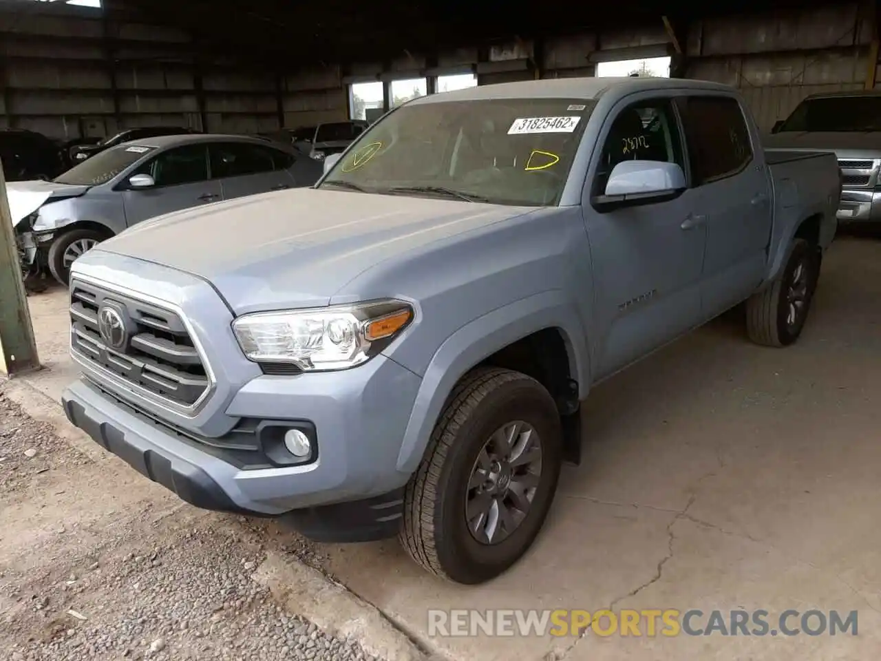 2 Photograph of a damaged car 3TMCZ5AN8KM264576 TOYOTA TACOMA 2019