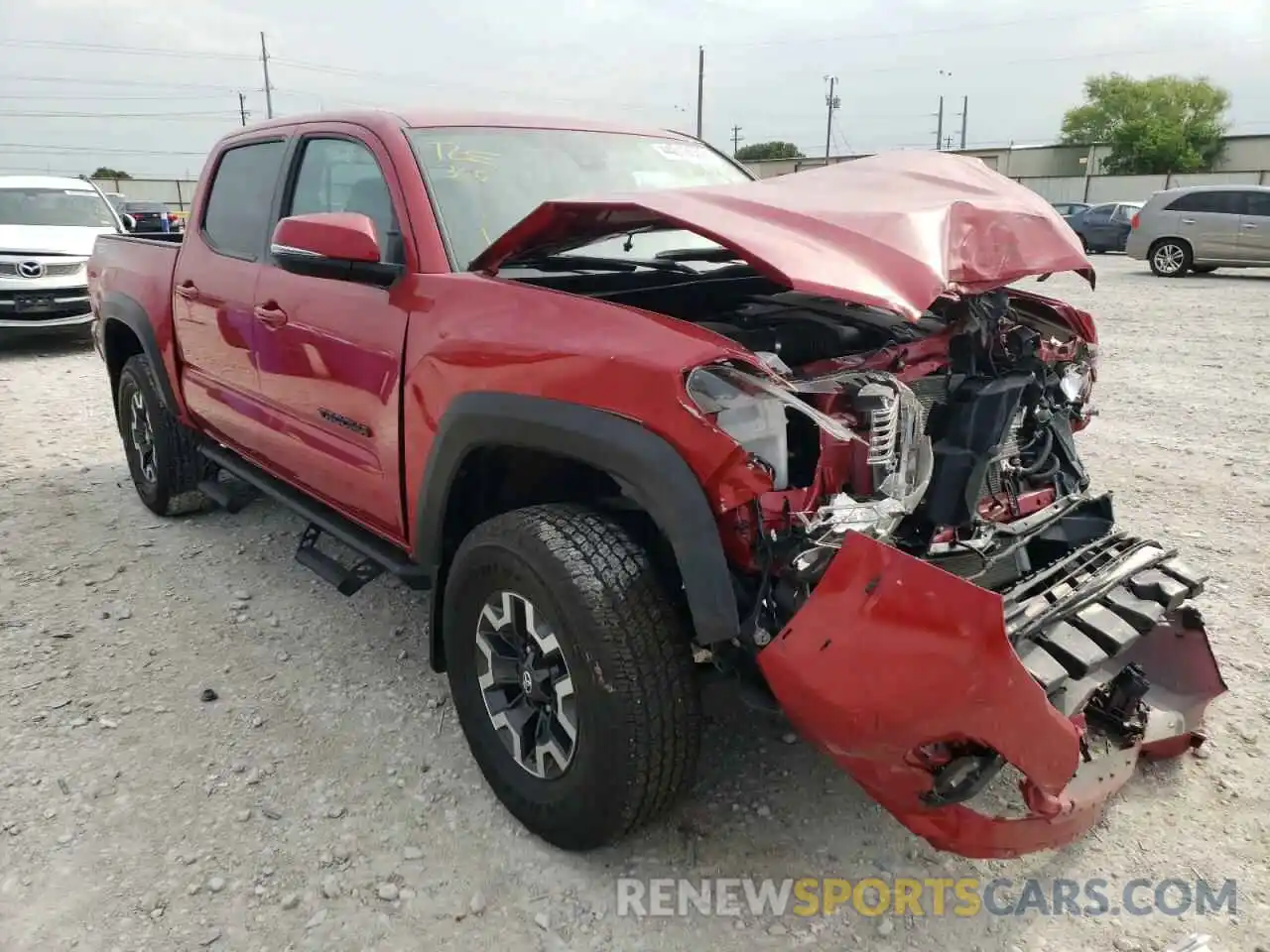 1 Photograph of a damaged car 3TMCZ5AN8KM266750 TOYOTA TACOMA 2019