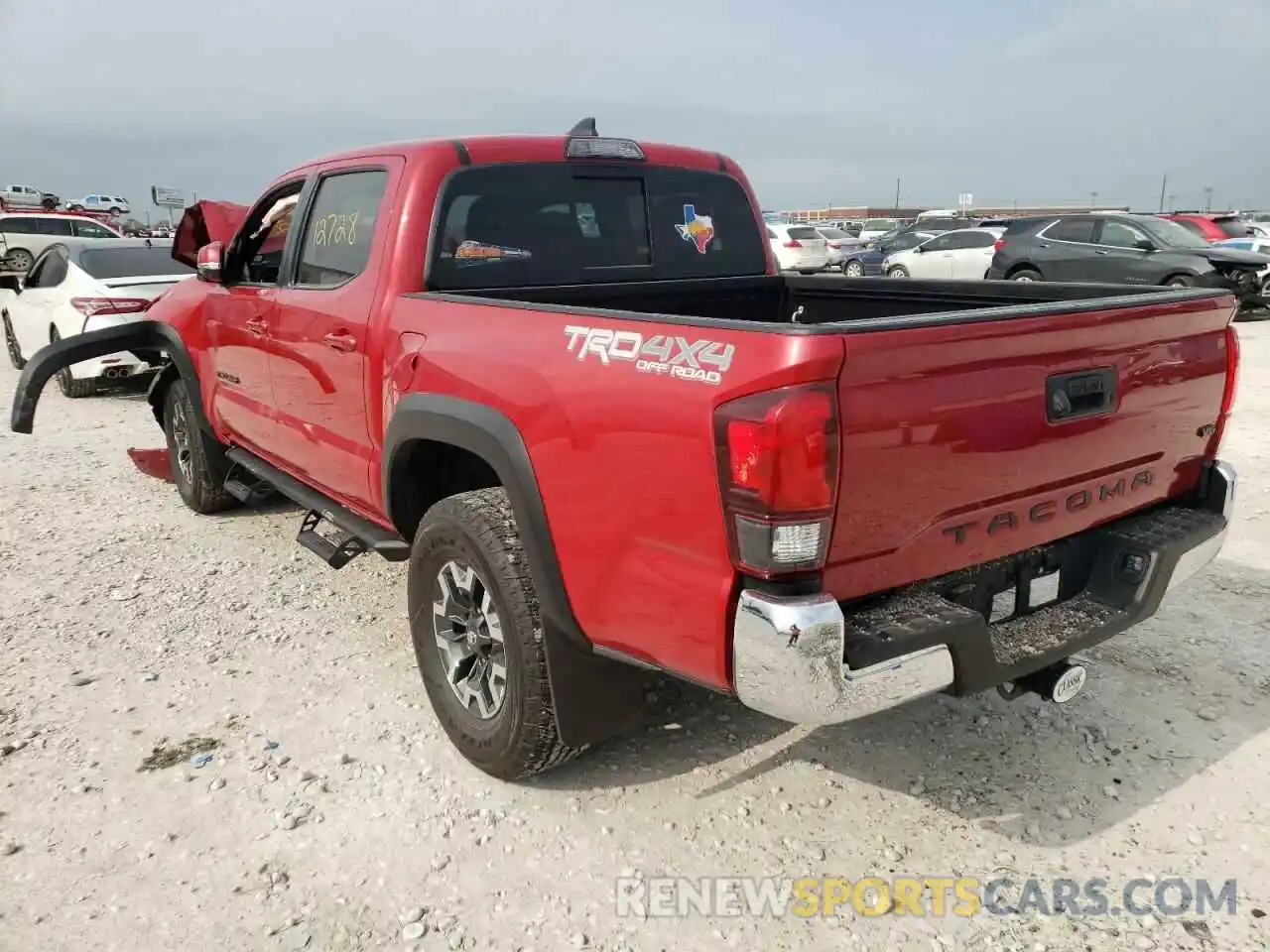 3 Photograph of a damaged car 3TMCZ5AN8KM266750 TOYOTA TACOMA 2019