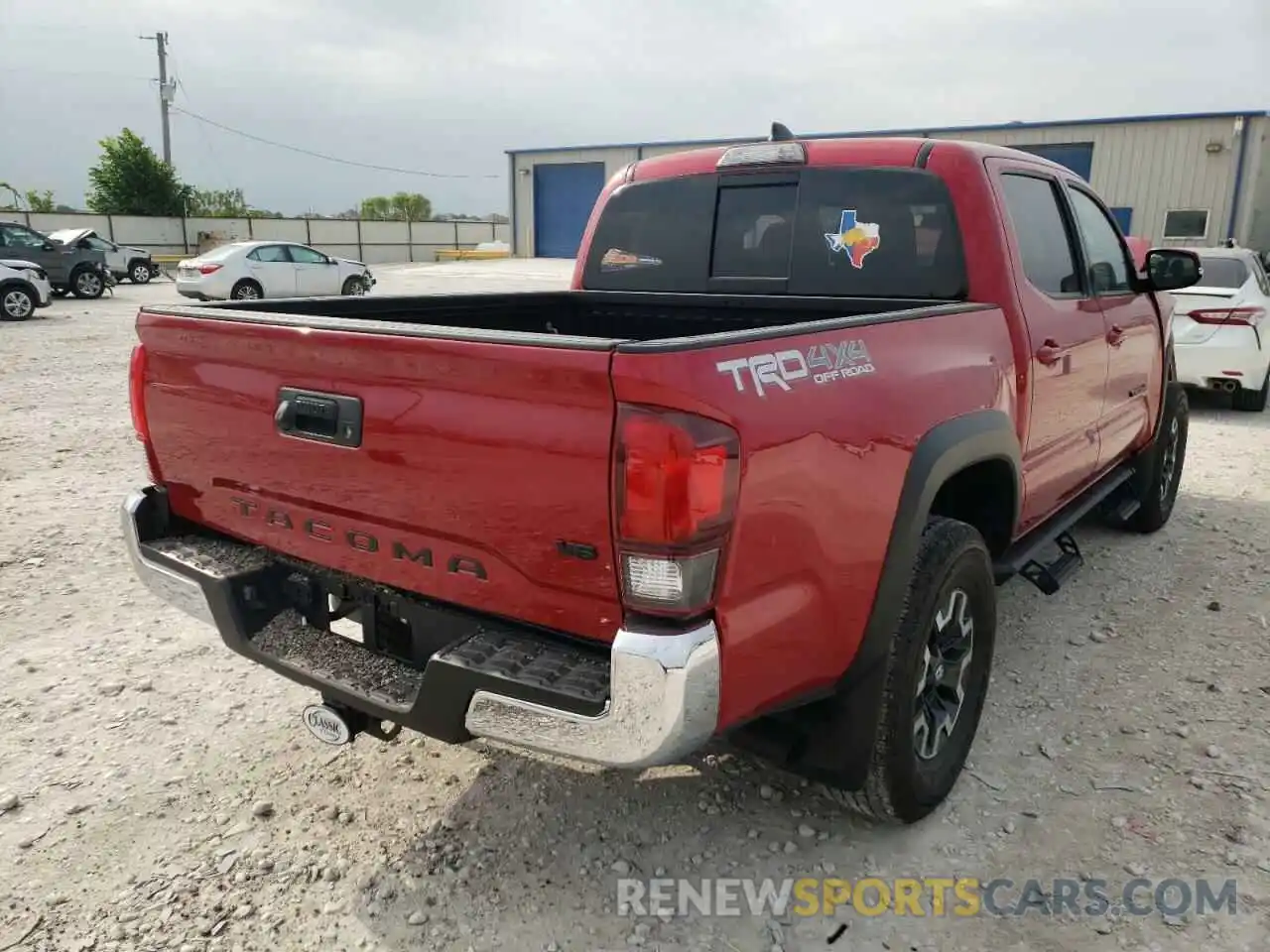 4 Photograph of a damaged car 3TMCZ5AN8KM266750 TOYOTA TACOMA 2019