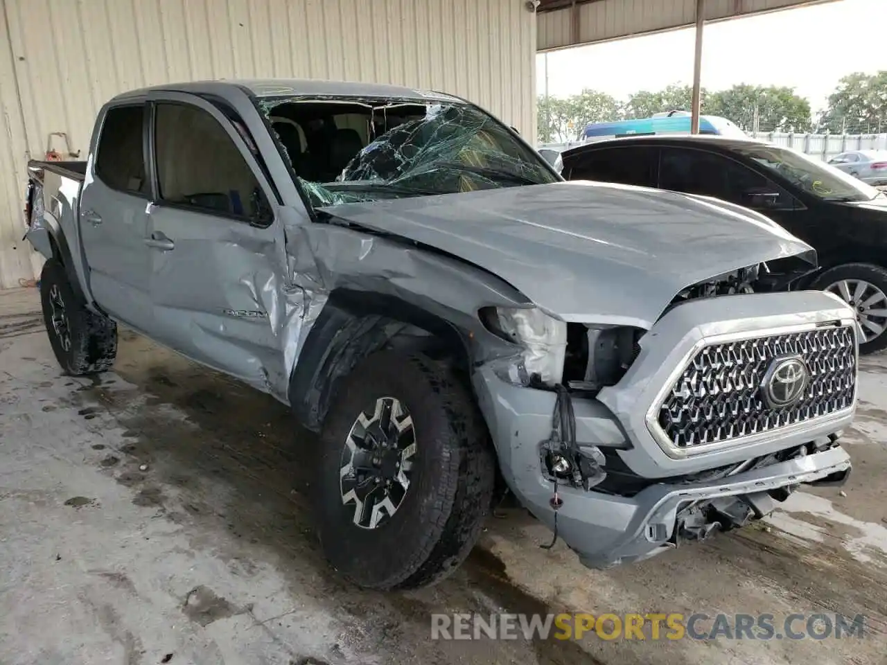 1 Photograph of a damaged car 3TMCZ5AN8KM267512 TOYOTA TACOMA 2019