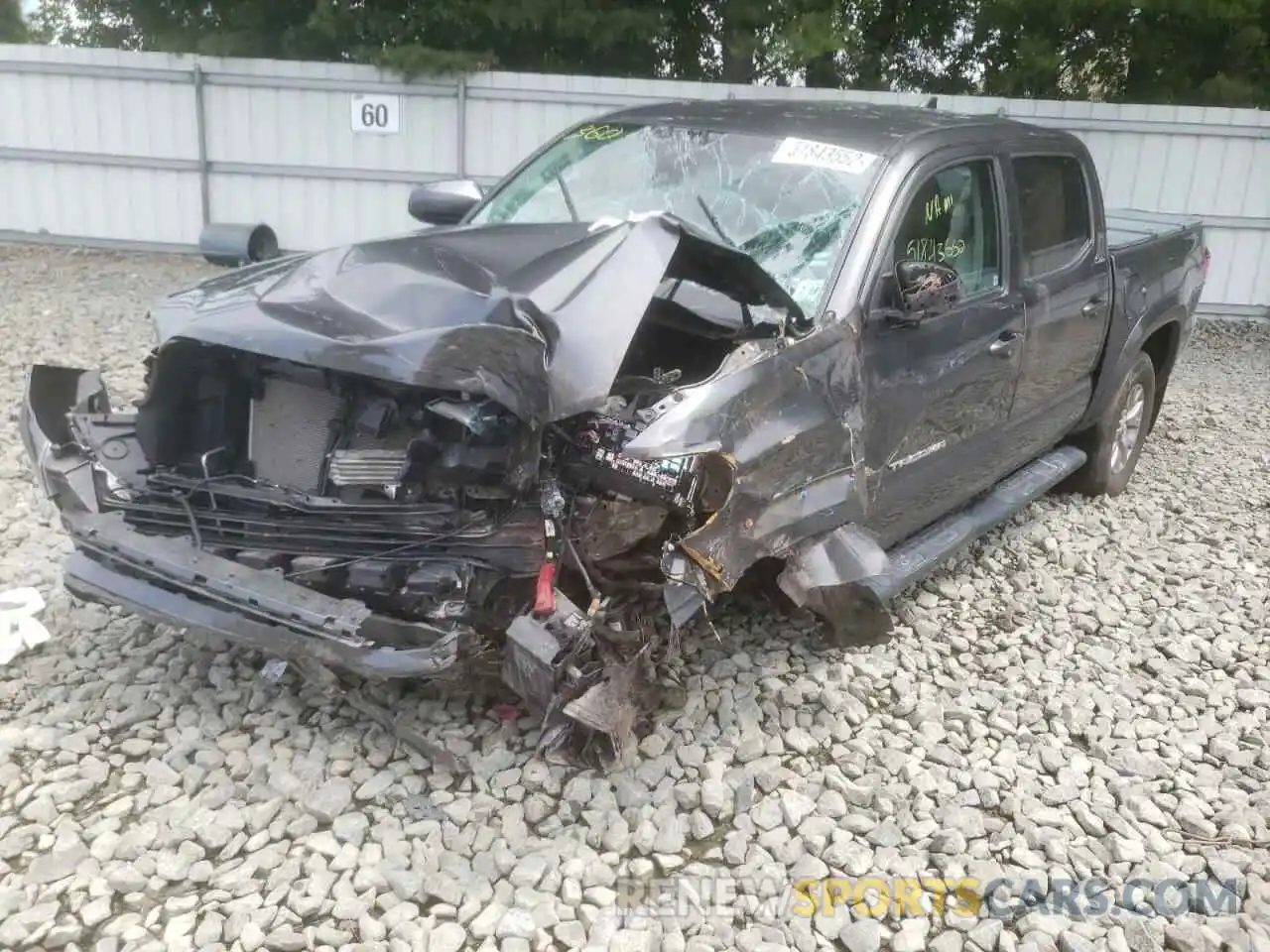 2 Photograph of a damaged car 3TMCZ5AN8KM268093 TOYOTA TACOMA 2019