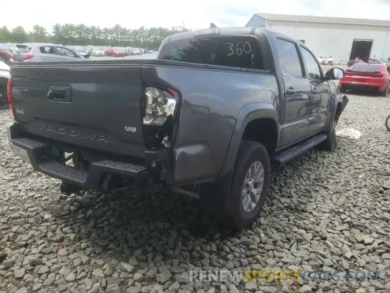 4 Photograph of a damaged car 3TMCZ5AN8KM268093 TOYOTA TACOMA 2019