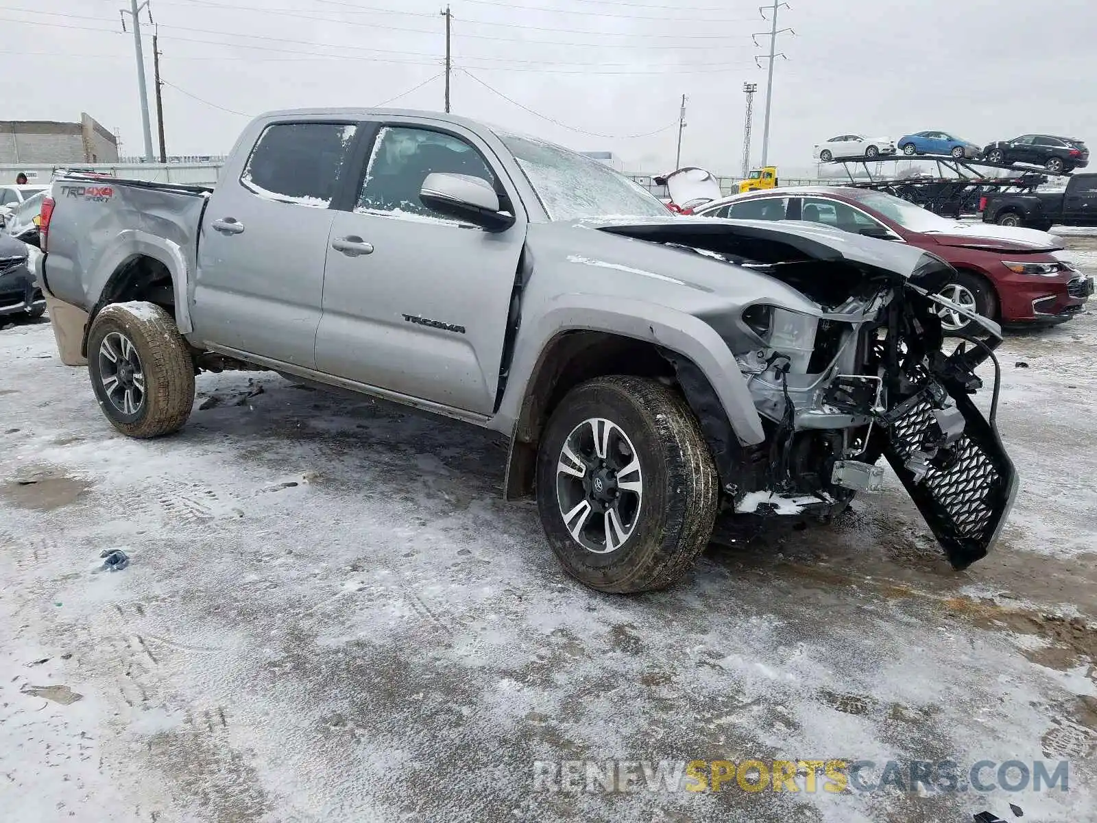 1 Photograph of a damaged car 3TMCZ5AN8KM268868 TOYOTA TACOMA 2019