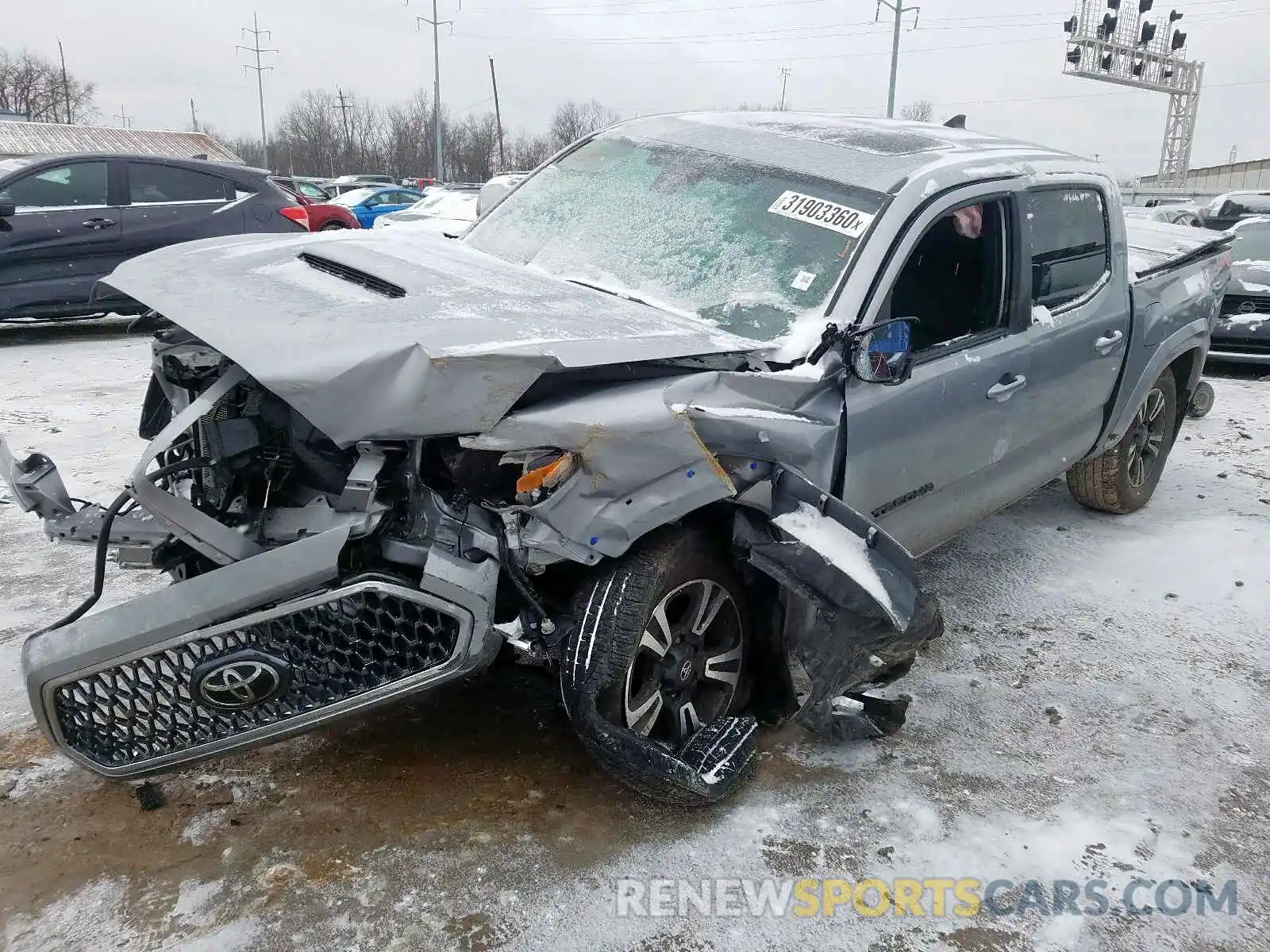 2 Photograph of a damaged car 3TMCZ5AN8KM268868 TOYOTA TACOMA 2019