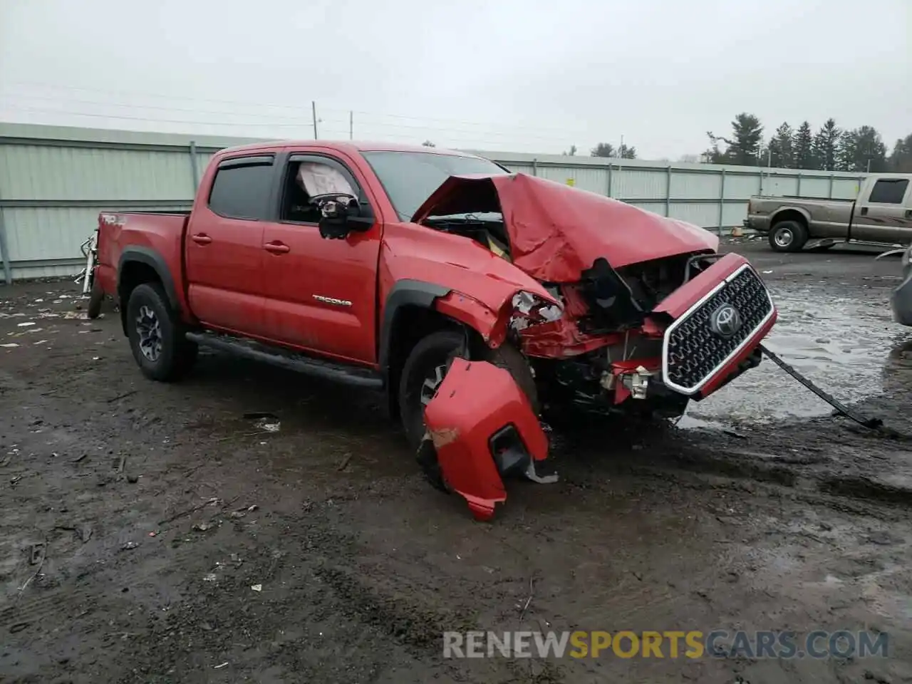 1 Photograph of a damaged car 3TMCZ5AN8KM271348 TOYOTA TACOMA 2019