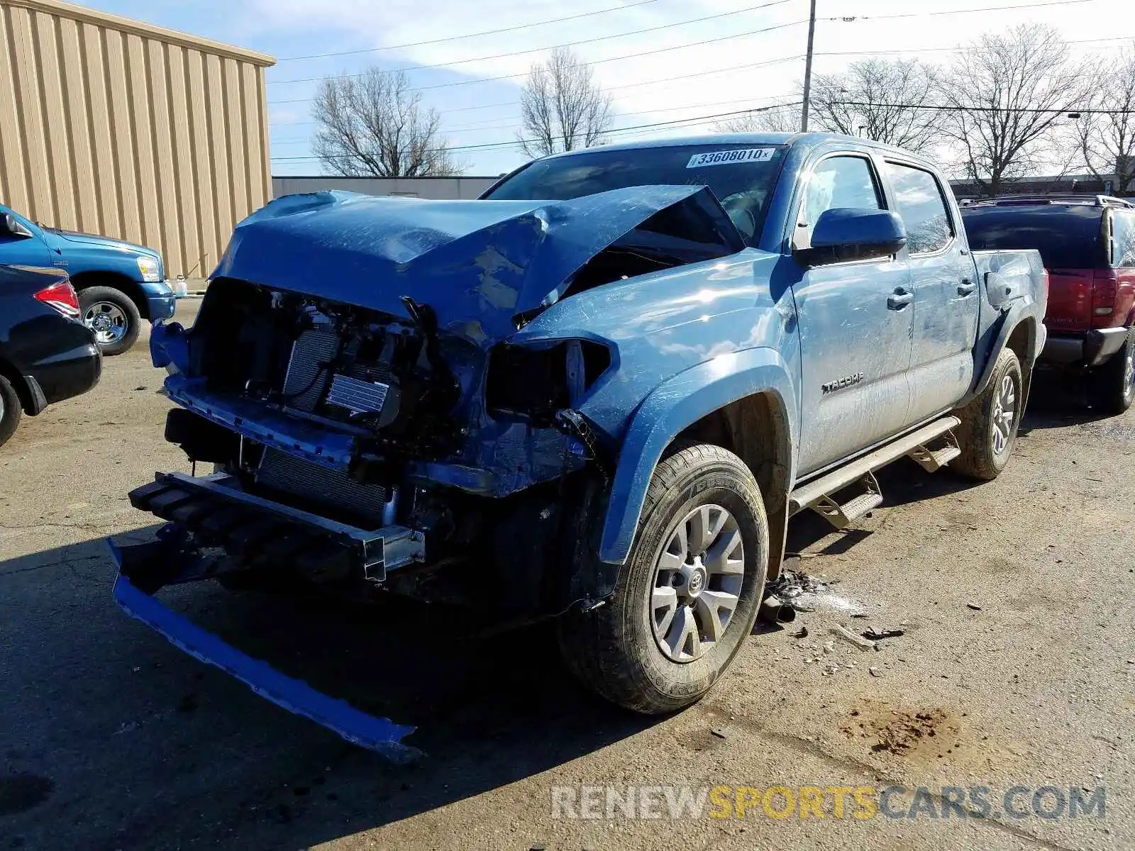 2 Photograph of a damaged car 3TMCZ5AN8KM271916 TOYOTA TACOMA 2019