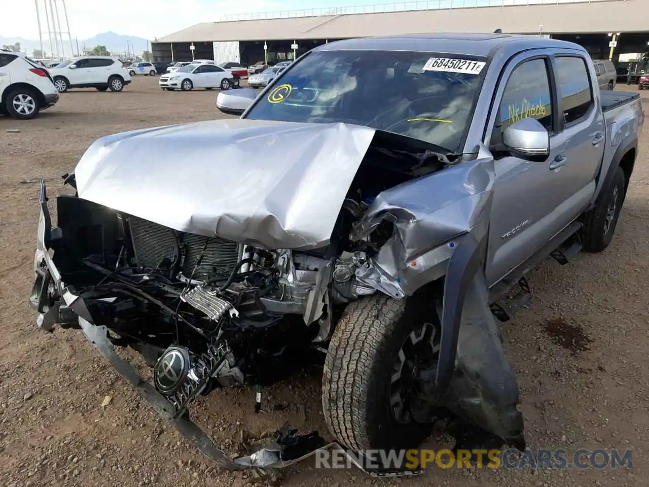 9 Photograph of a damaged car 3TMCZ5AN8KM274010 TOYOTA TACOMA 2019