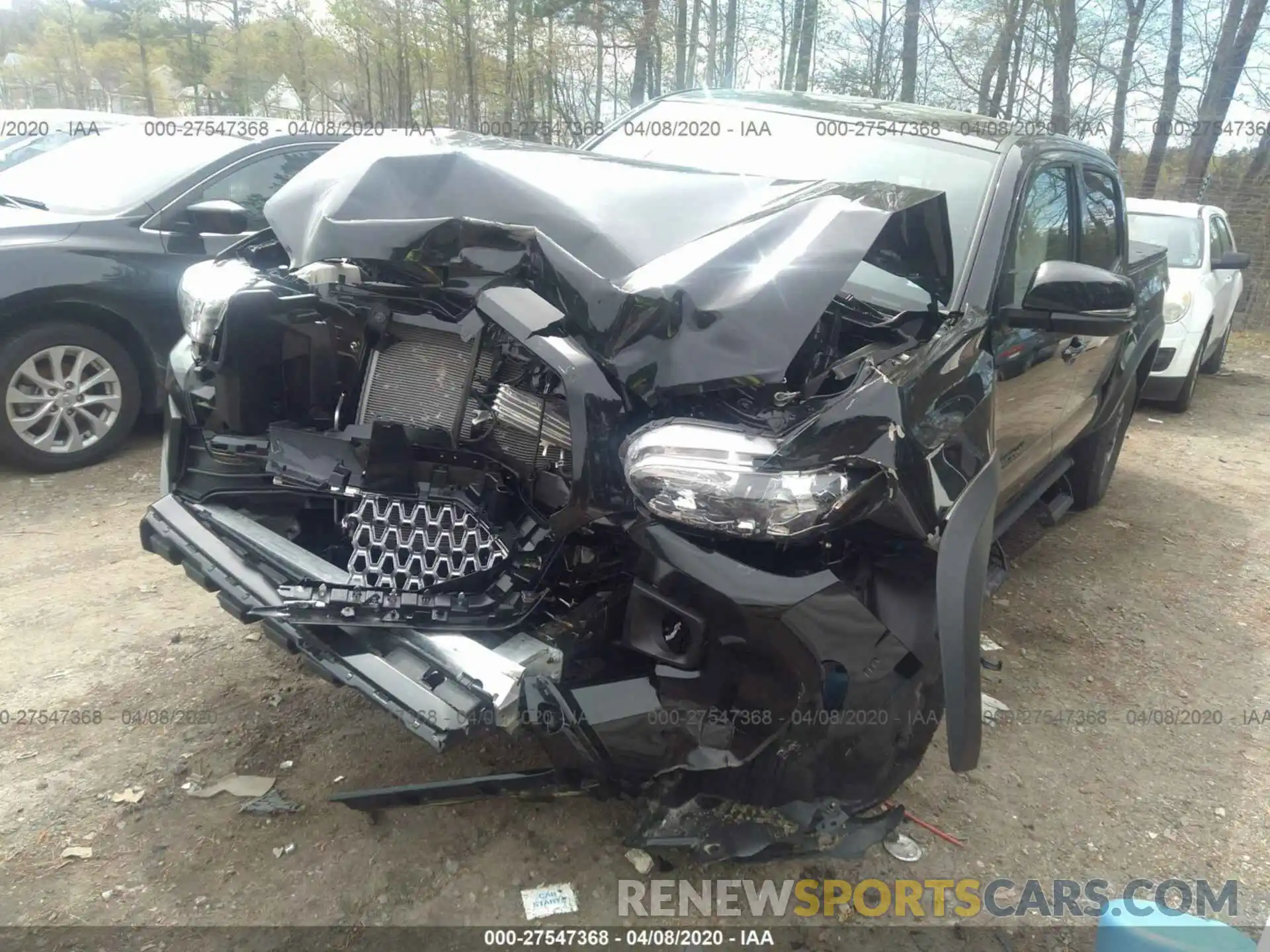 2 Photograph of a damaged car 3TMCZ5AN8KM278199 TOYOTA TACOMA 2019