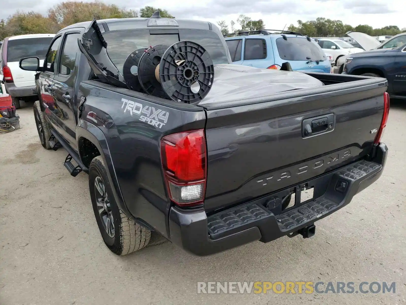 3 Photograph of a damaged car 3TMCZ5AN8KM278428 TOYOTA TACOMA 2019