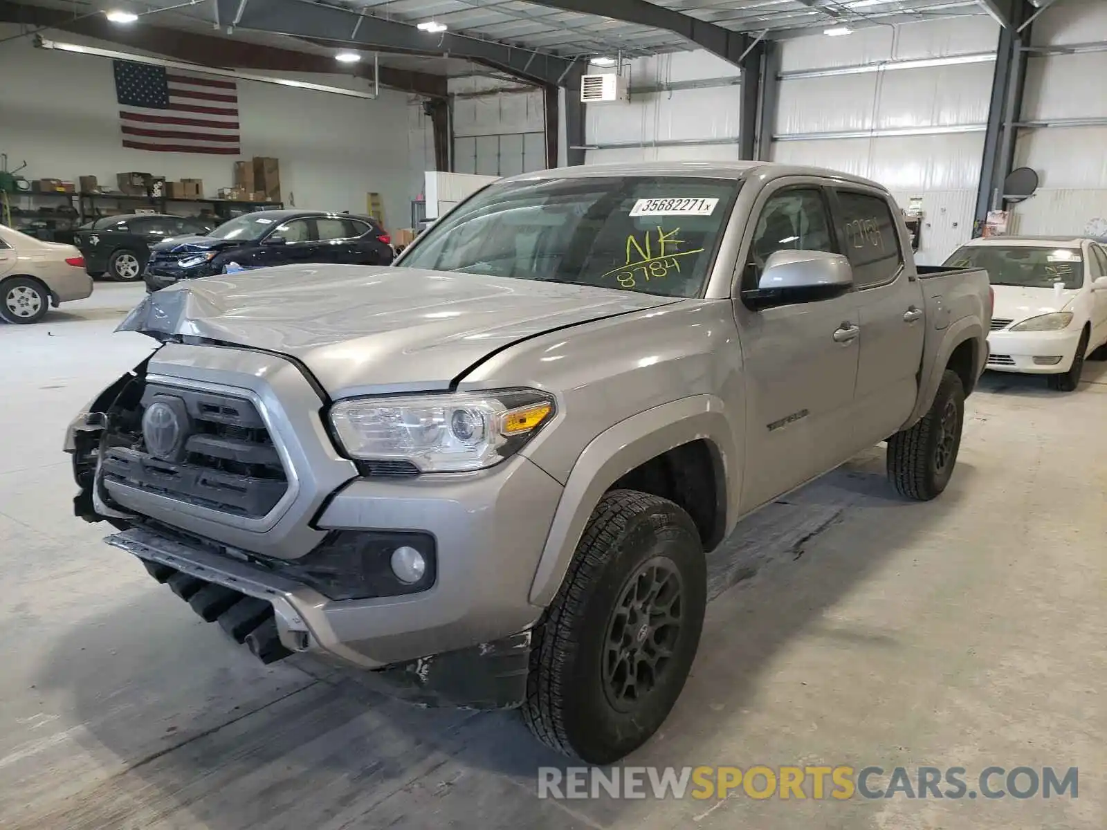 2 Фотография поврежденного автомобиля 3TMCZ5AN8KM278784 TOYOTA TACOMA 2019