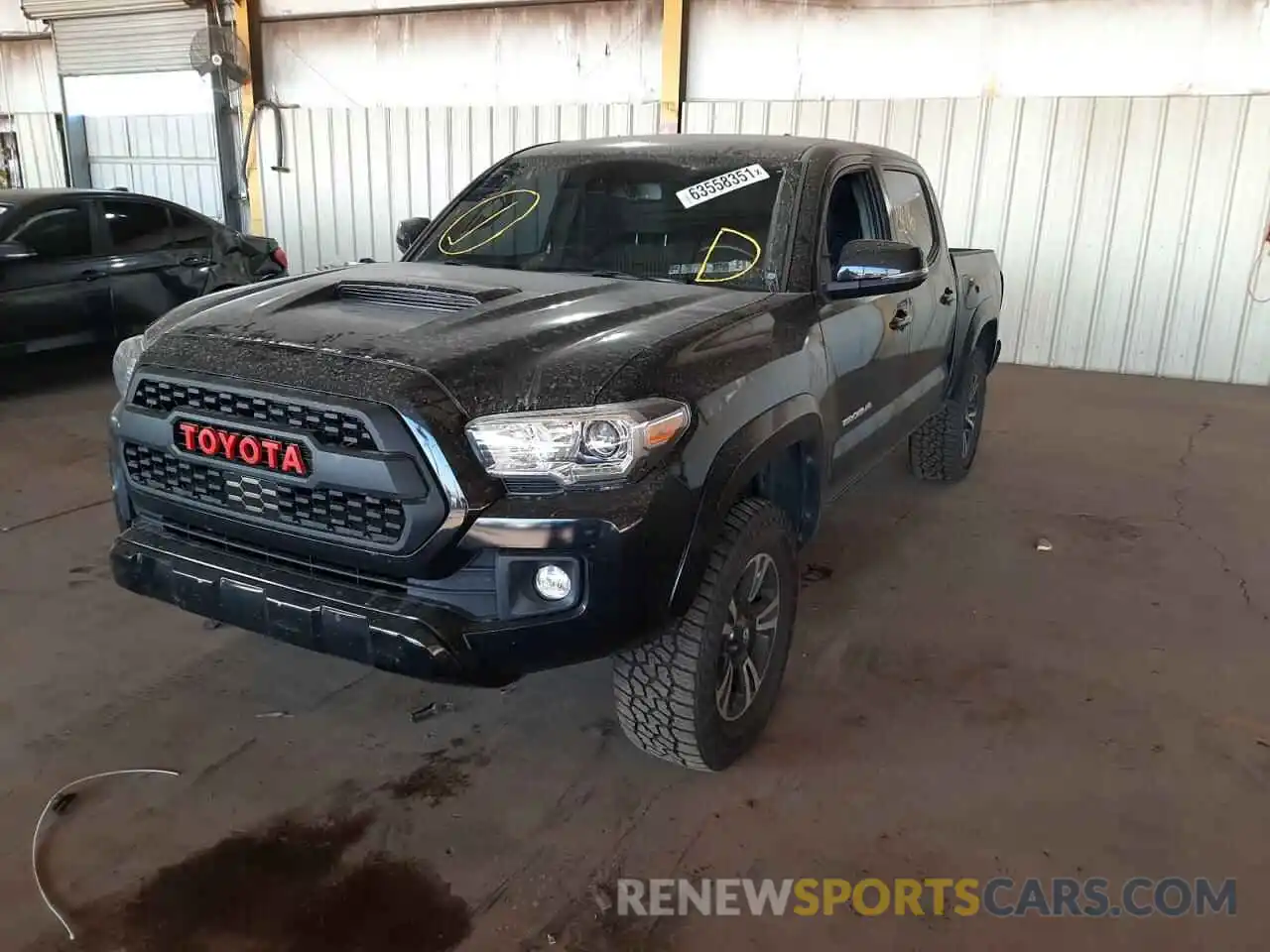 2 Photograph of a damaged car 3TMCZ5AN8KM281331 TOYOTA TACOMA 2019