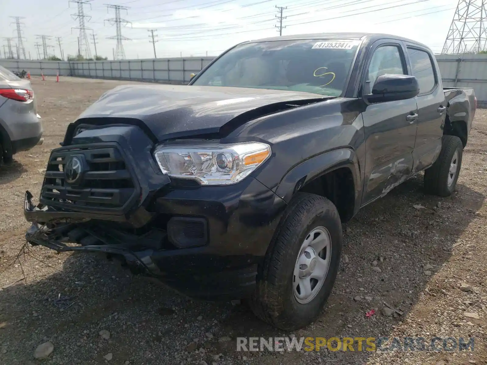 2 Photograph of a damaged car 3TMCZ5AN8KM281524 TOYOTA TACOMA 2019