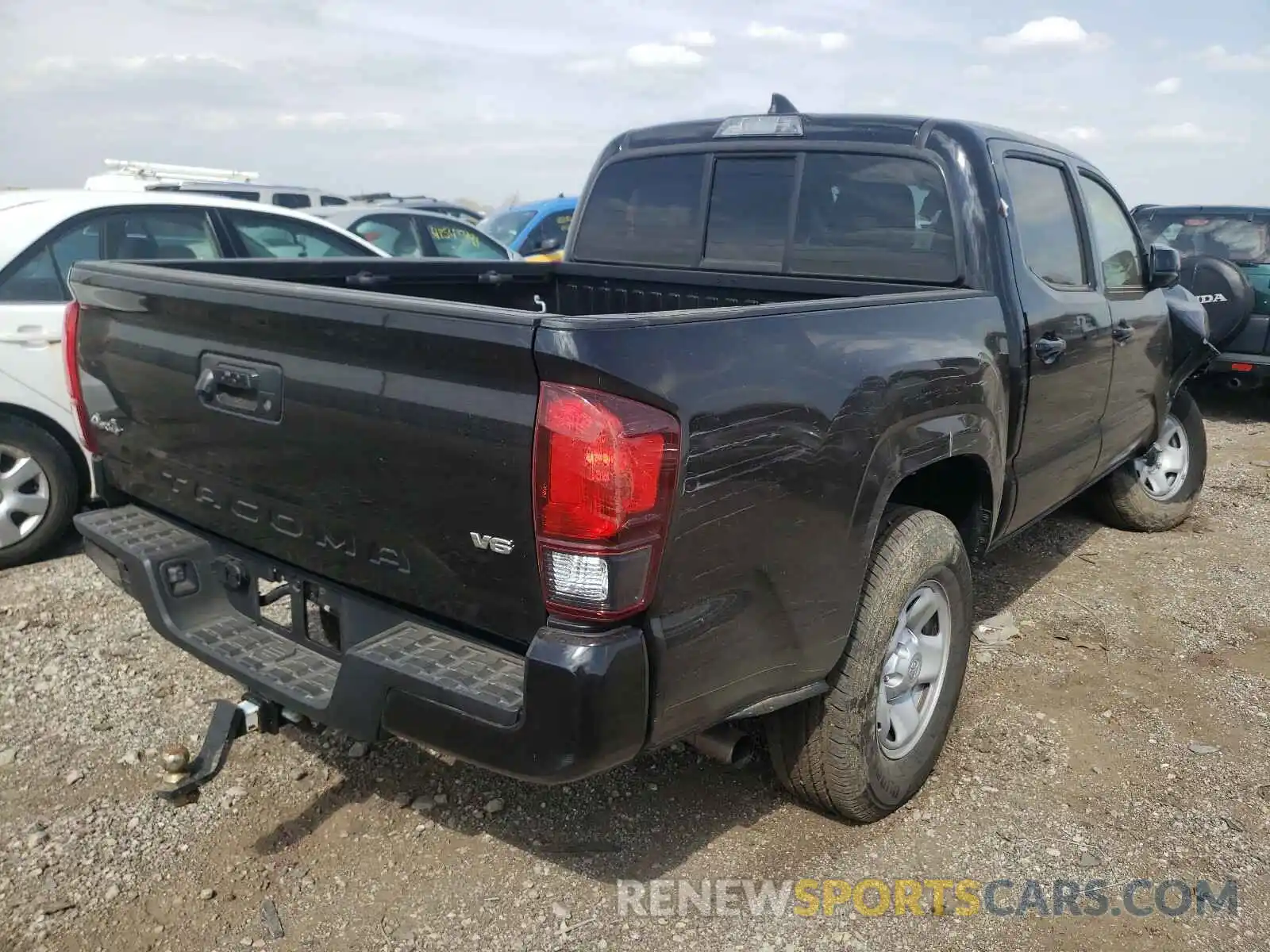 4 Photograph of a damaged car 3TMCZ5AN8KM281524 TOYOTA TACOMA 2019