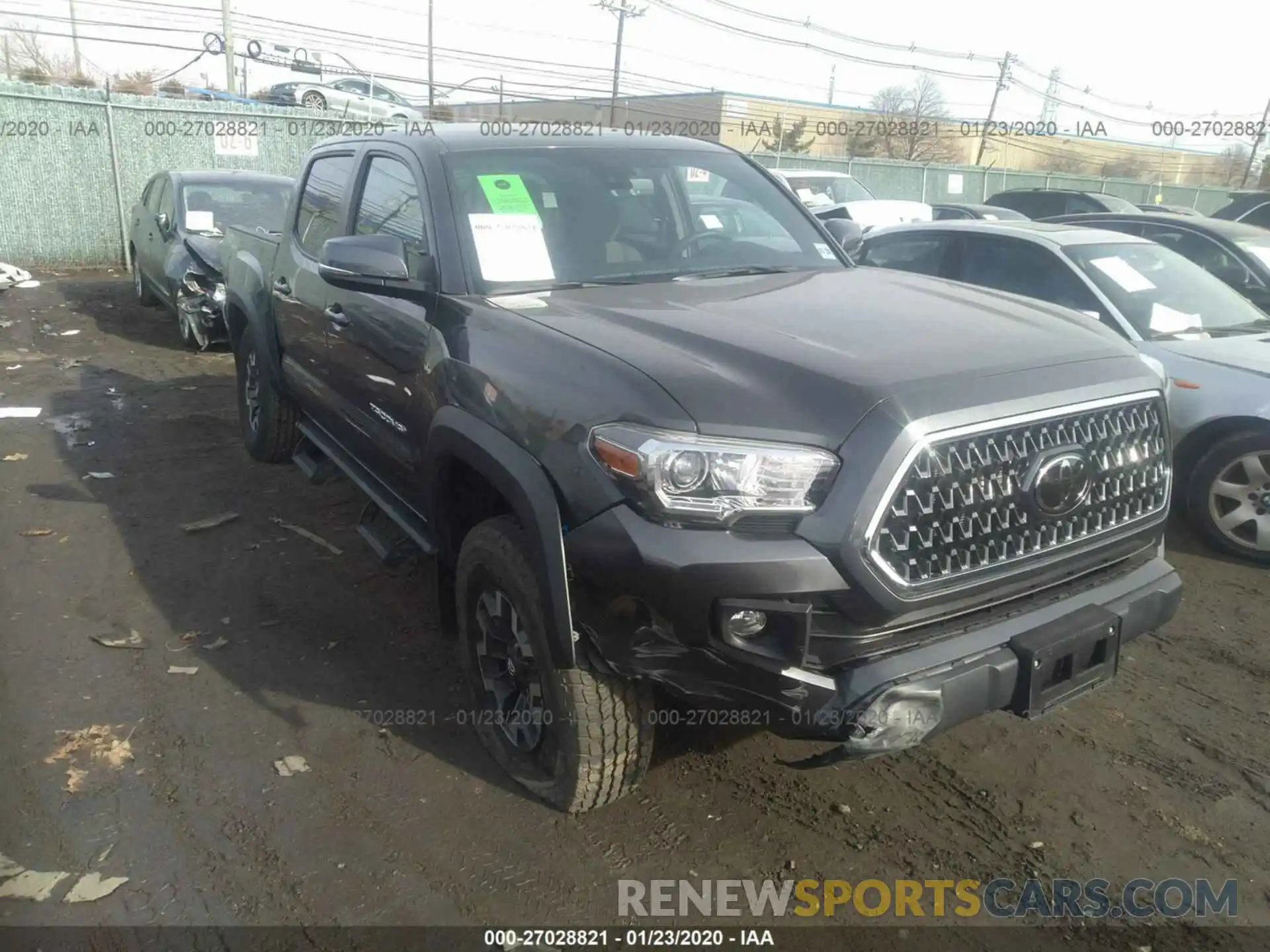 1 Photograph of a damaged car 3TMCZ5AN8KM282138 TOYOTA TACOMA 2019