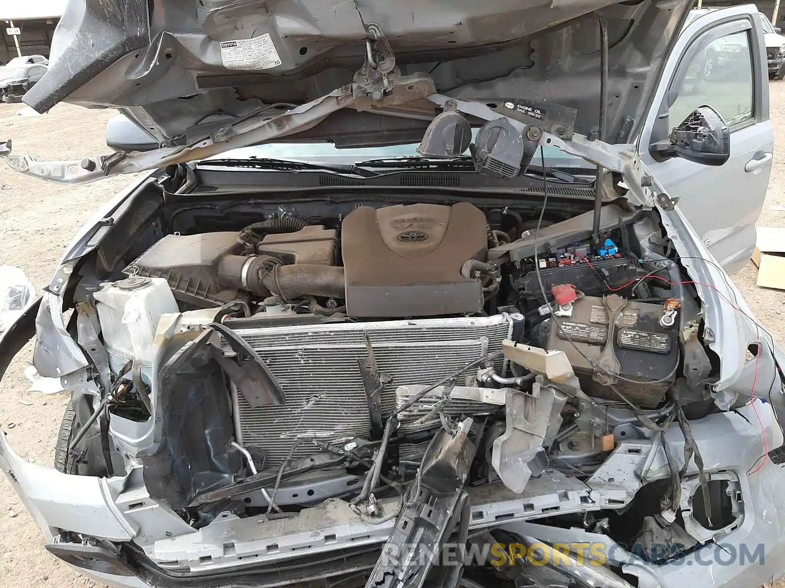 7 Photograph of a damaged car 3TMCZ5AN8KM283502 TOYOTA TACOMA 2019