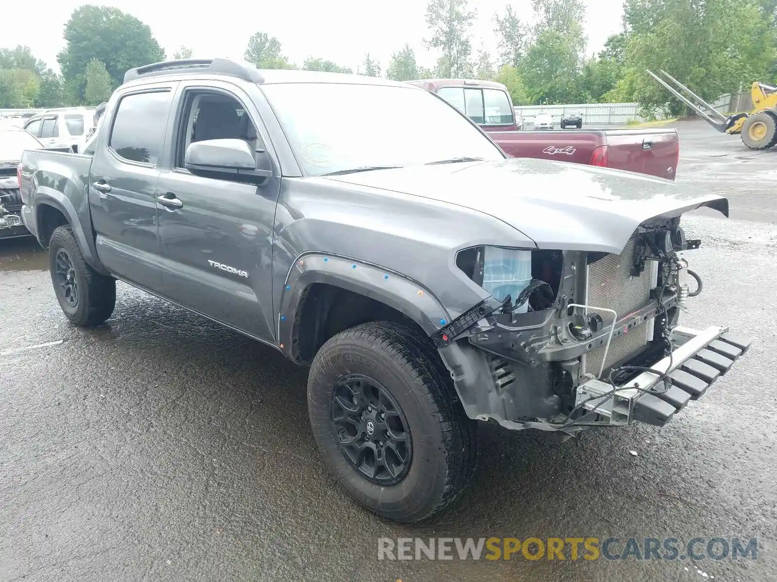 1 Photograph of a damaged car 3TMCZ5AN8KM284942 TOYOTA TACOMA 2019