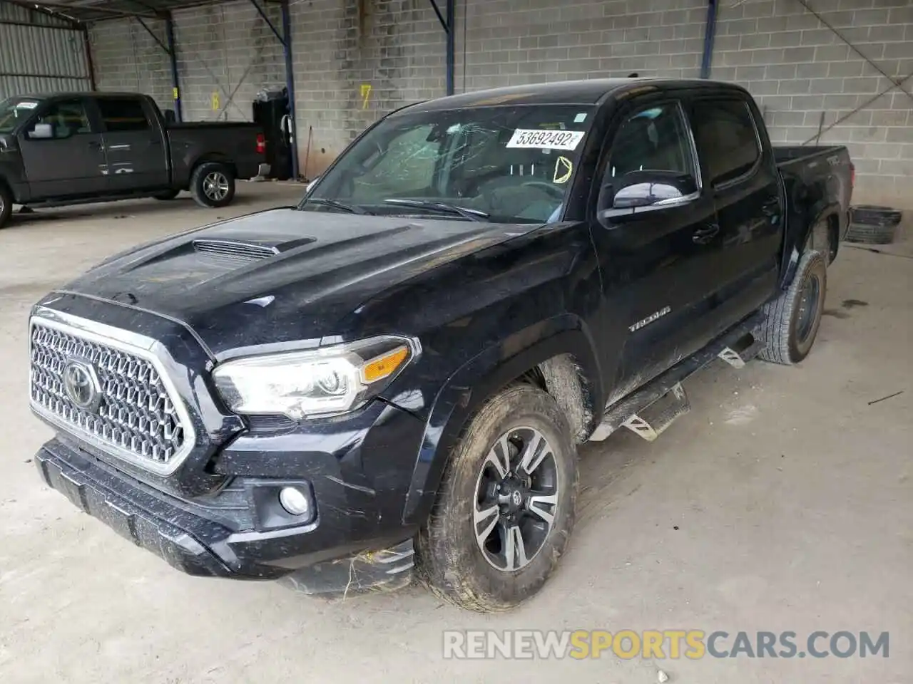 2 Photograph of a damaged car 3TMCZ5AN8KM285556 TOYOTA TACOMA 2019