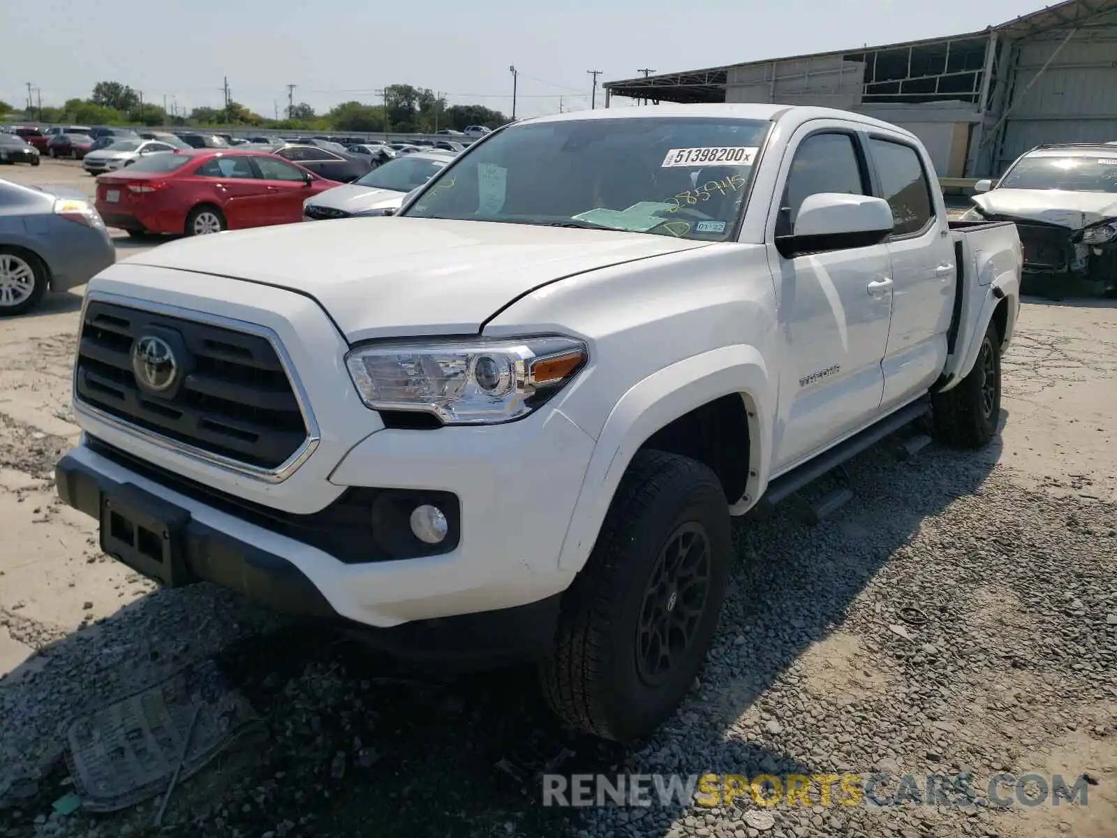 2 Photograph of a damaged car 3TMCZ5AN8KM285945 TOYOTA TACOMA 2019