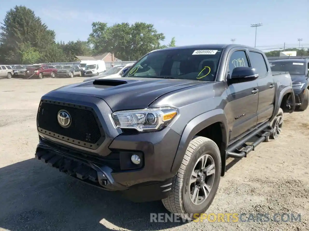 2 Photograph of a damaged car 3TMCZ5AN9KM188995 TOYOTA TACOMA 2019