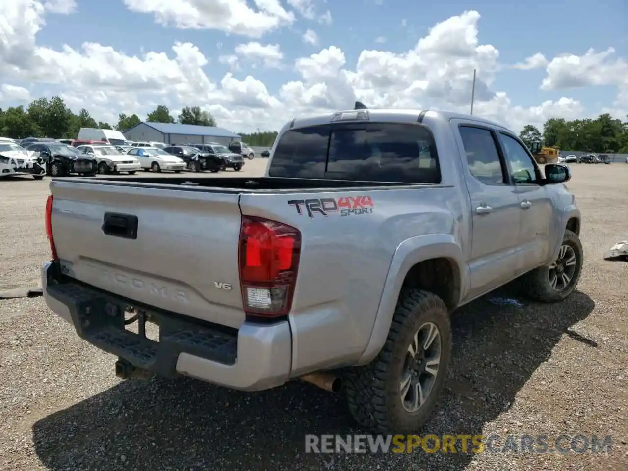 4 Photograph of a damaged car 3TMCZ5AN9KM191007 TOYOTA TACOMA 2019